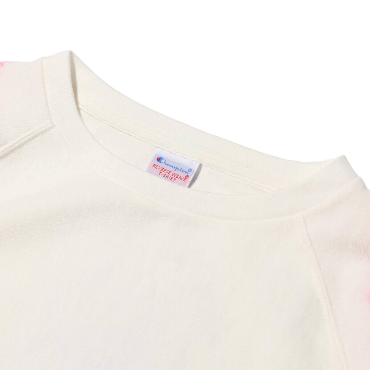 Champion RW 3/4 TIE-DYET-SHIRT PALE PINK の画像