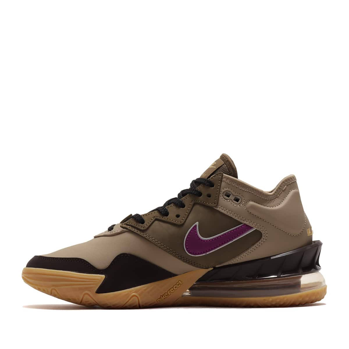 Nike Lebron Xviii Low Nrg Khaki Viotech Dark Mocha Metallic Gold 21su S