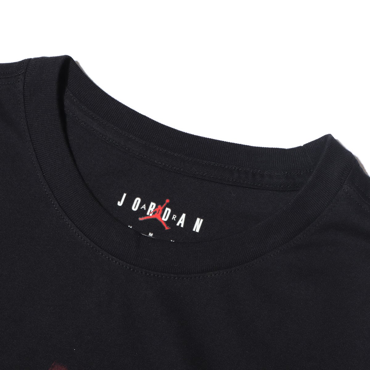 JORDAN BRAND AS M J BRAND JM FLT LS CREW BLACK/GYM RED 21FA-Iの画像