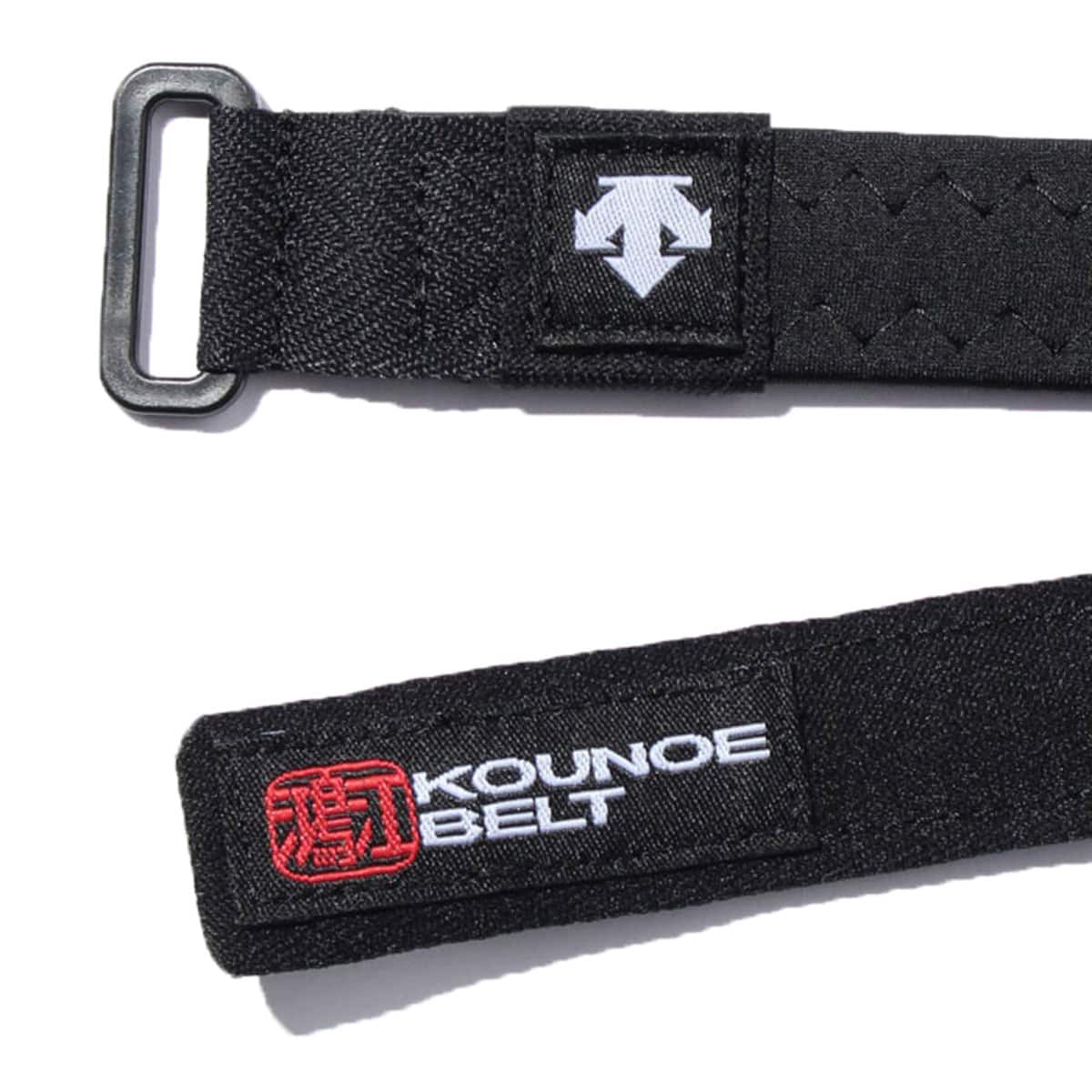 DESCENTE KOUNOE BELT ELBOW BLACK 20FW-Iの画像