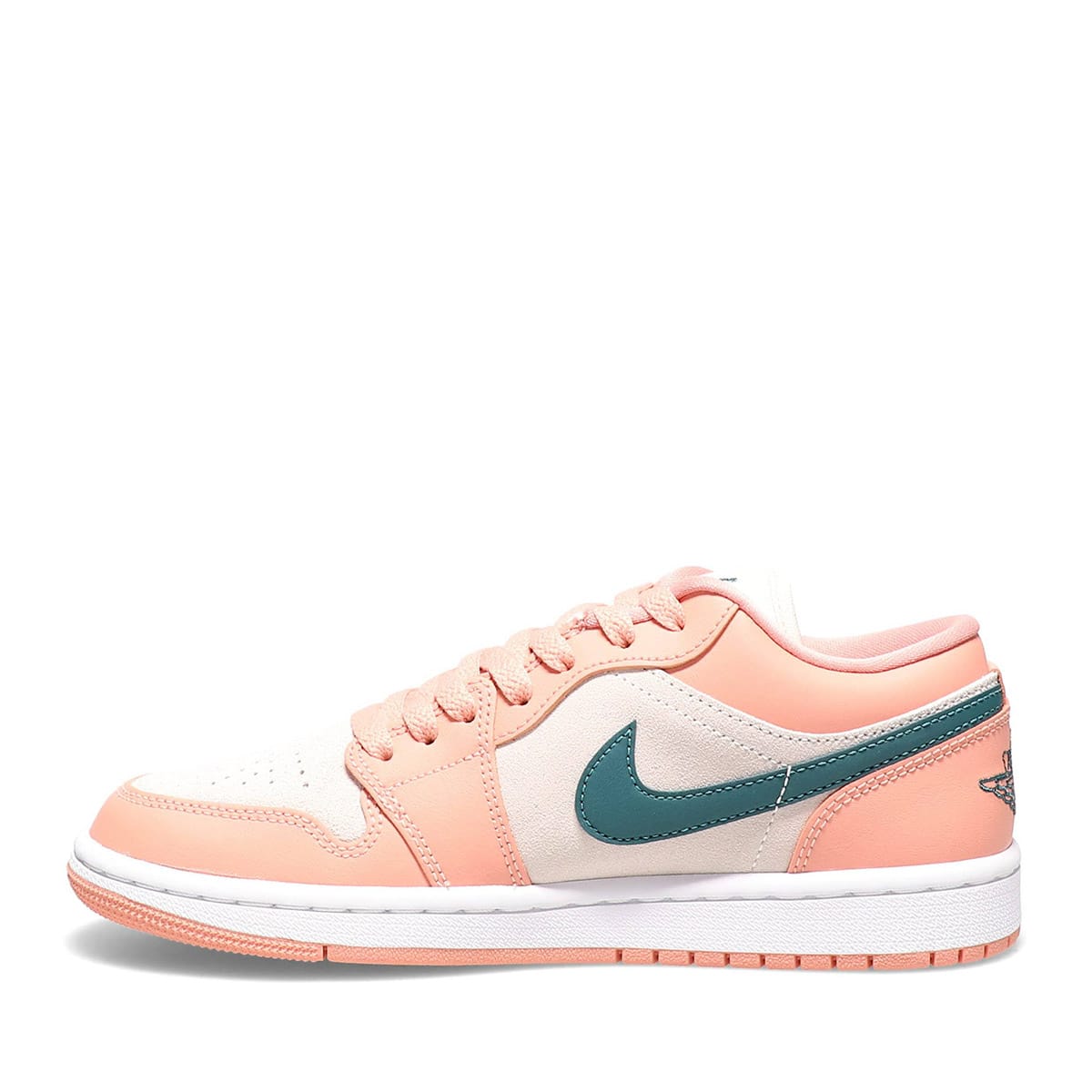 JORDAN BRAND WMNS AIR JORDAN 1 LOW LT MADDER ROOT/DARK TEAL GREEN ...