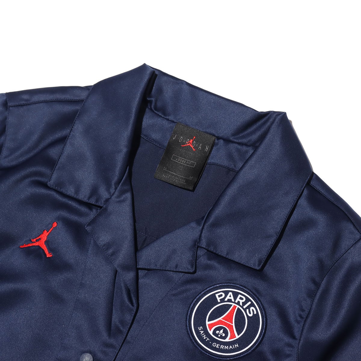 JORDAN BRAND AS W J PSG SOLID SS TOP MIDNIGHT NAVY/UNIVERSITY RED