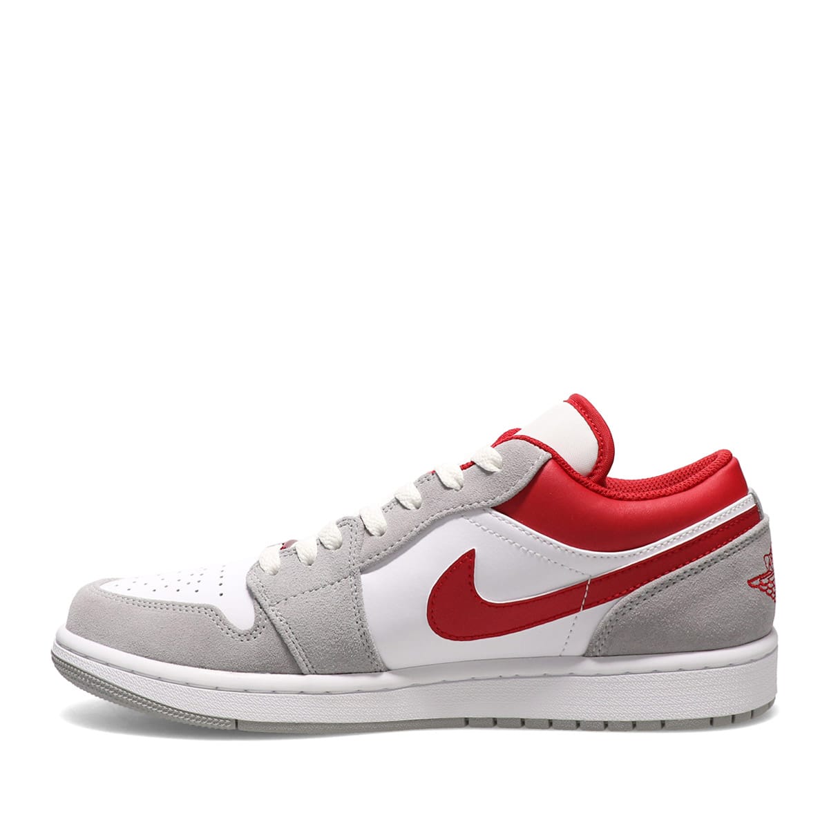 JORDAN BRAND AIR JORDAN 1 LOW SE LT SMOKE GREY/GYM RED-WHITE 21HO-I