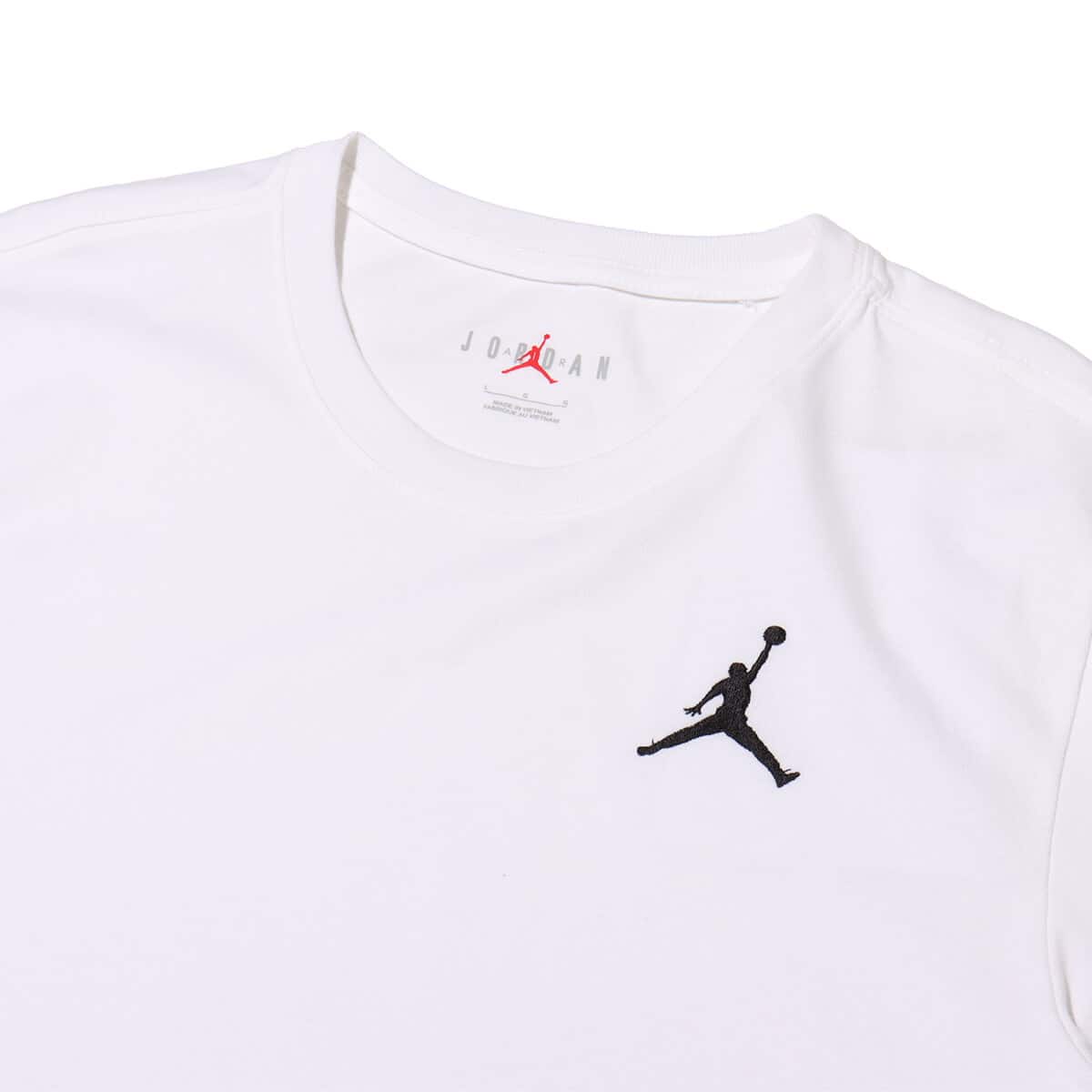 JORDAN BRAND M J JUMPMAN EMB SS CREW WHITE/BLACK の画像