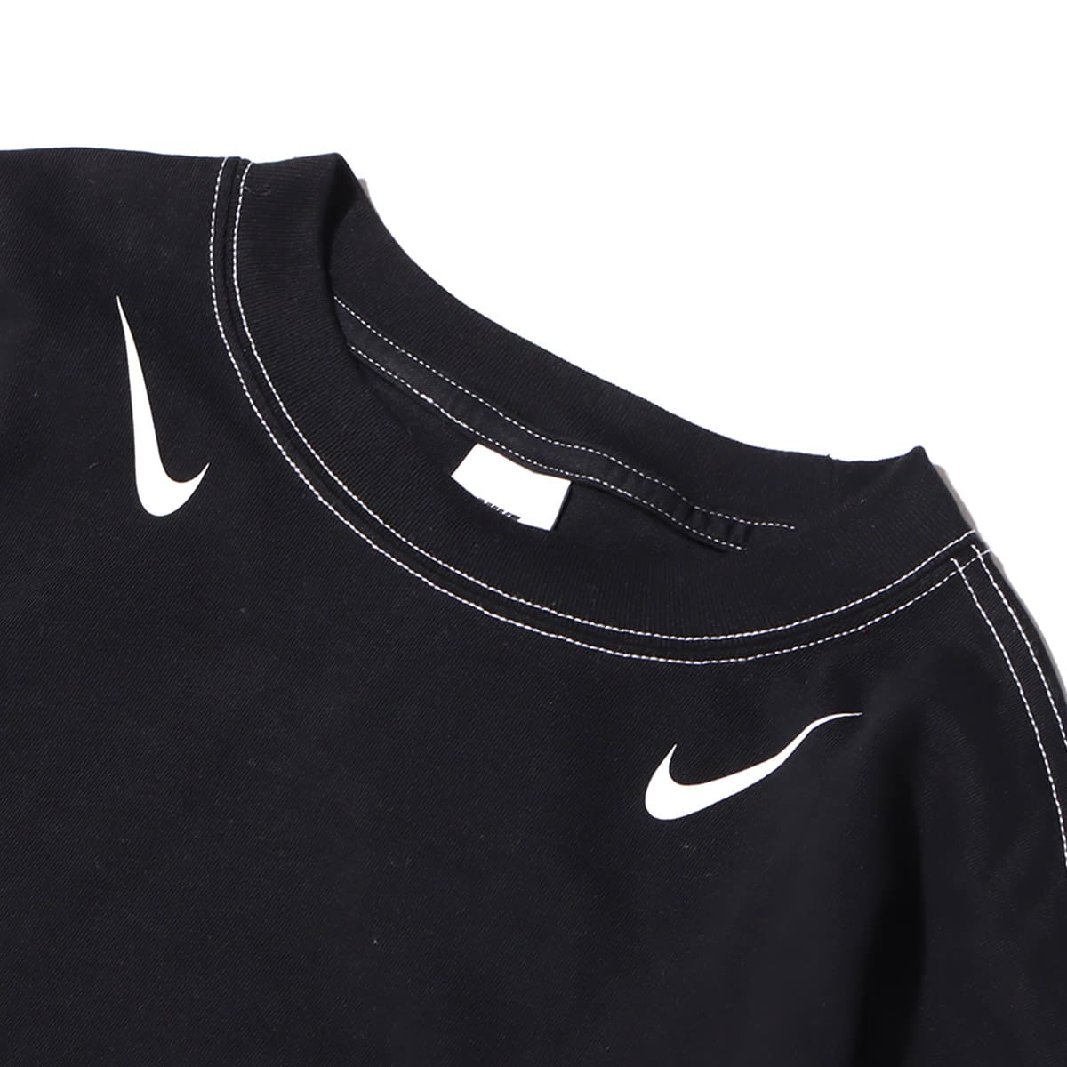 NIKE AS W NSW SWSH GX LS DRSS BLACK/WHITE 21HO-Iの画像