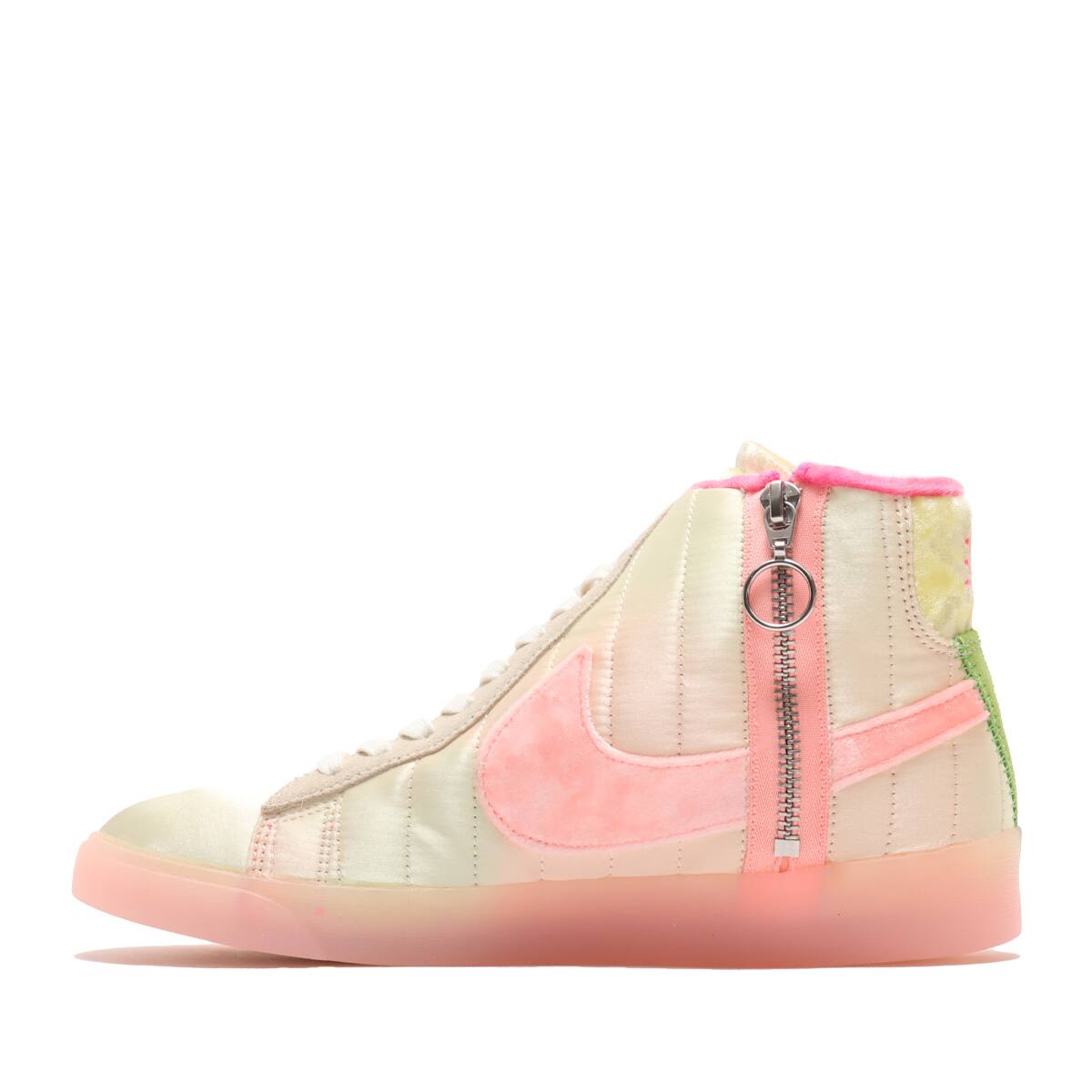Nike W Blazer Mid Rebel Coconut Milk Pink Tint Mean Green 21sp I