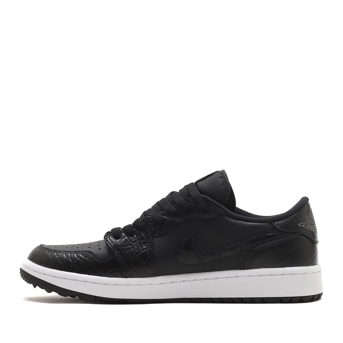 JORDAN BRAND AIR JORDAN 1 LOW G BLACK/BLACK-IRON GREY-WHITEの画像