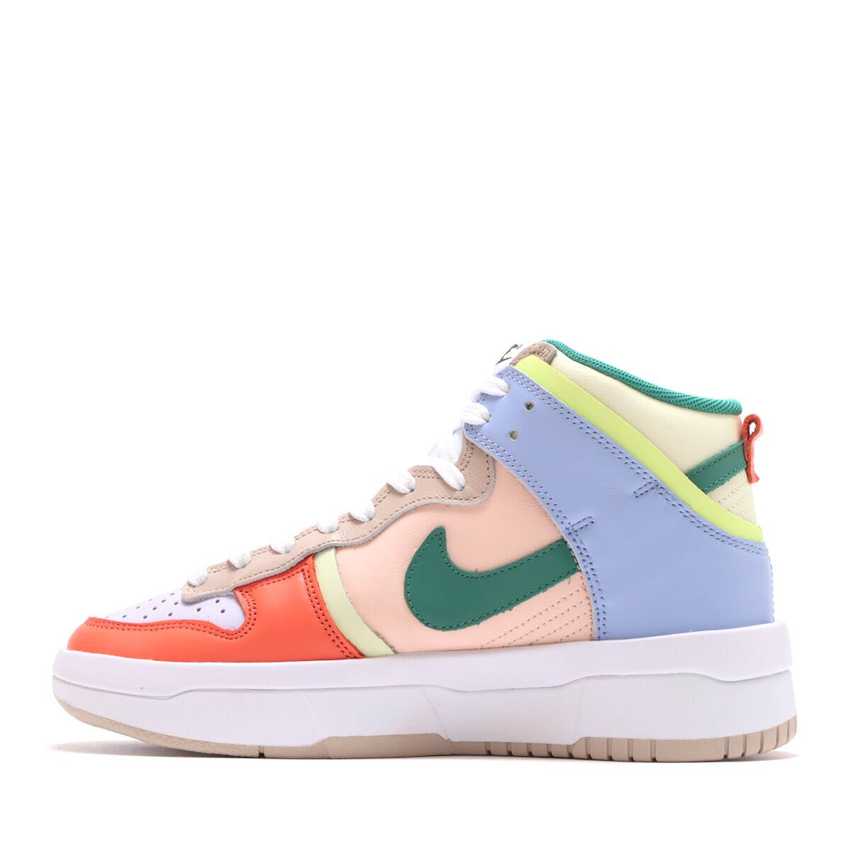 NIKE WMNS DUNK HIGH UP CASHMERE/GREEN NOISE-PALE CORAL 21FA-I