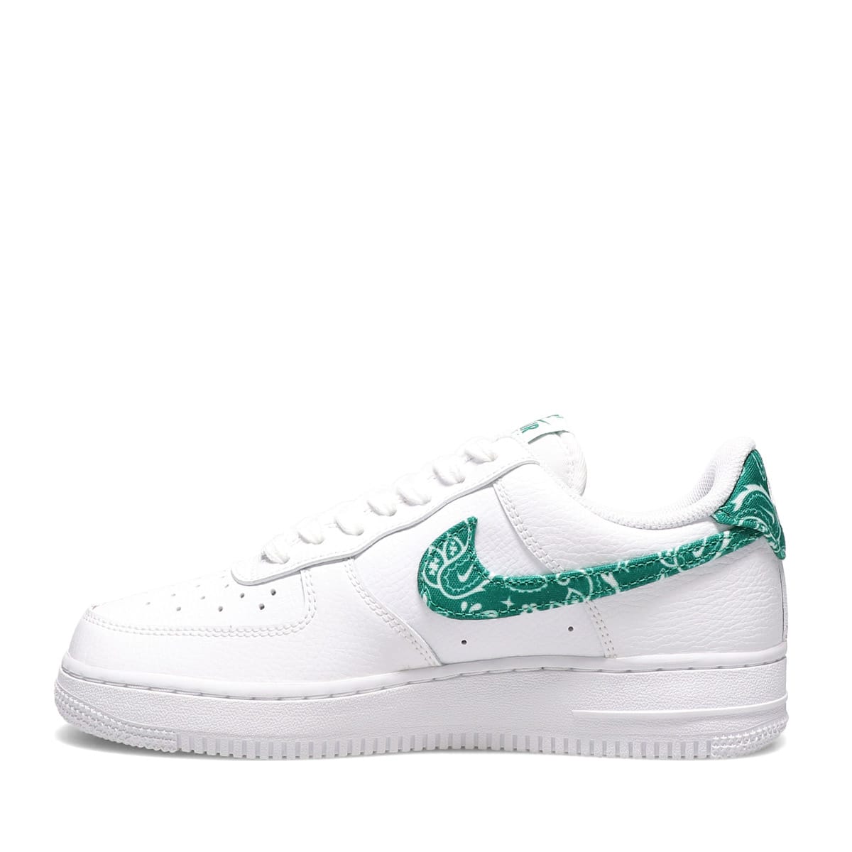 NIKE W AIR FORCE 1 '07 ESS WHITE/MALACHITE-WHITE-WHITE 22SP-Iの画像