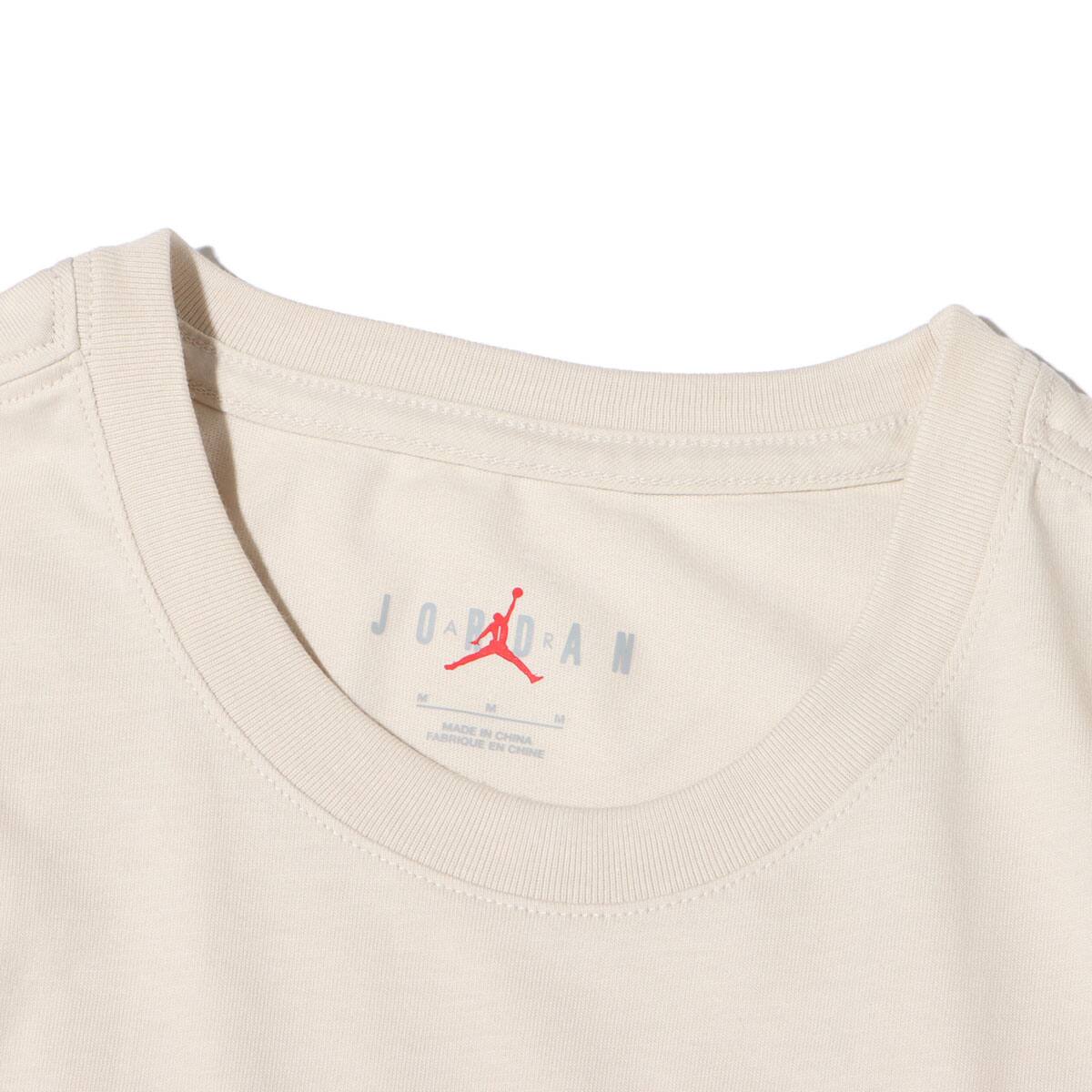 JORDAN BRAND AS M J FLT ESS HBR SS CREW LT OREWOOD BRN/SAIL/WASHED TEAL 22SU-Iの画像