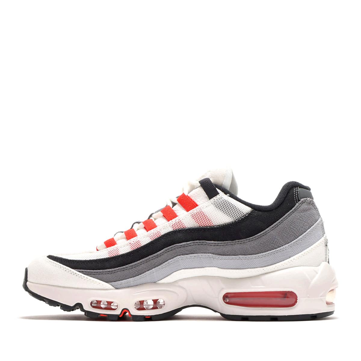 メンズNIKE AIR MAX 95 QS SUMMIT WHITE/CHILE RED-OFF NOIR 21FA-S