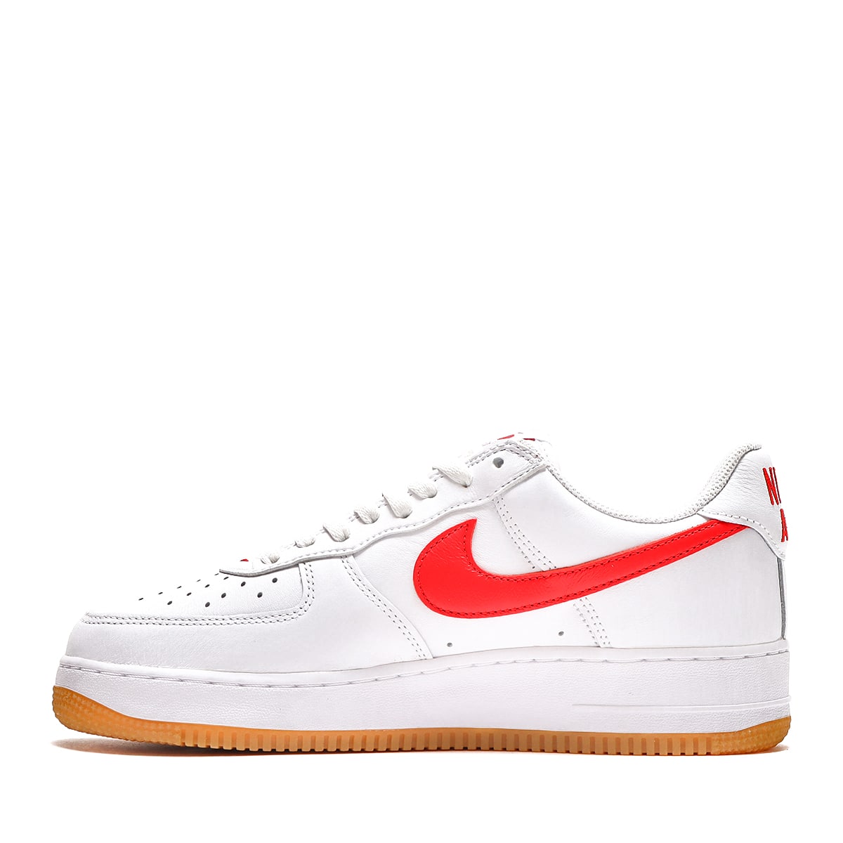 NIKE AIR FORCE LOW RETRO WHITE/UNIVERSITY RED-GUM YELLOW 22SP-I