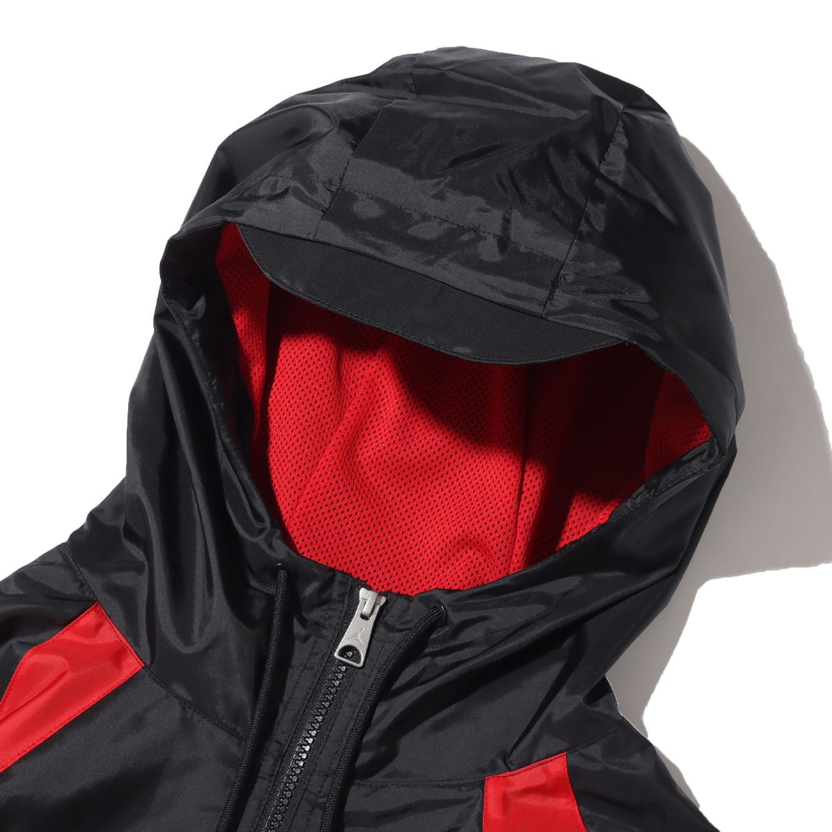 JORDAN BRAND AS M J ESS WOVEN JACKET BLACK/GYM RED 22SU-I