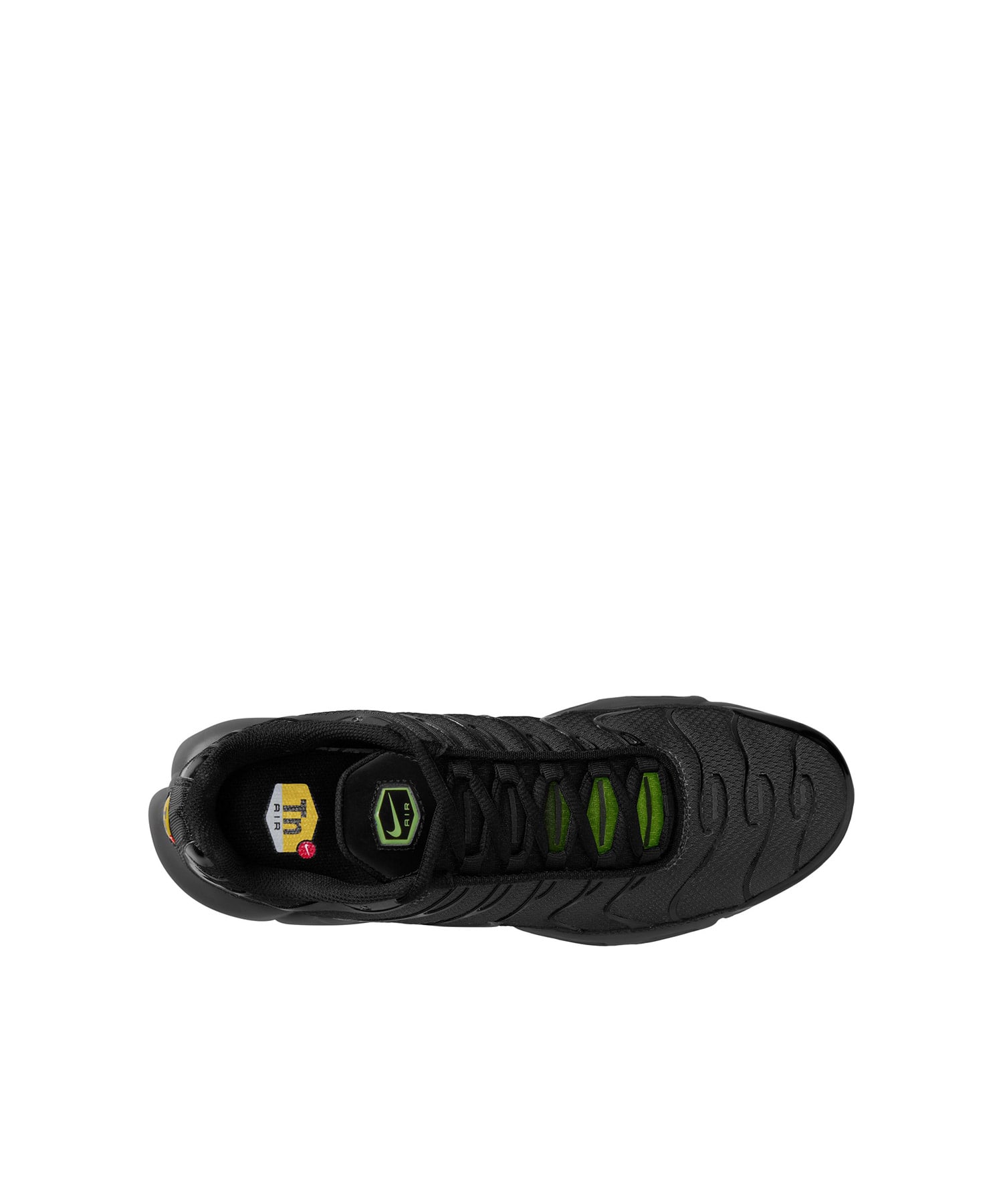 NIKE AIR MAX PLUS BLACK/VOLT ICE-BLACKの画像