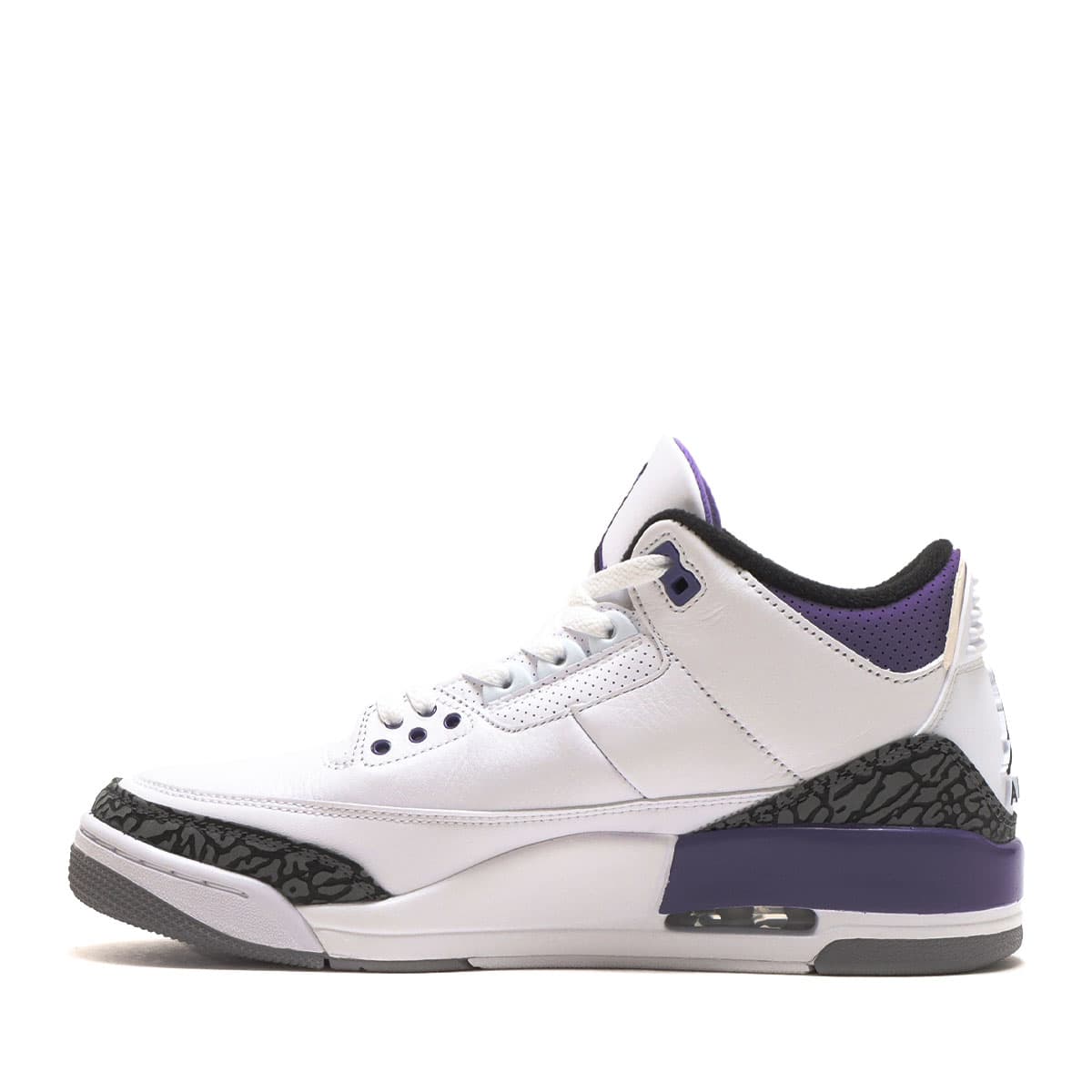 JORDAN BRAND AIR JORDAN 3 RETRO (GS) WHITE/BLACK-DARK IRIS-CEMENT