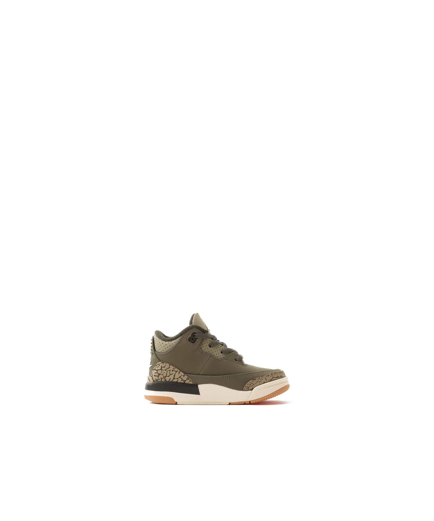 JORDAN BRAND JORDAN 3 RETRO (TD) MEDIUM OLIVE/SEQUOIA-NEUTRAL OLIVE-SAILの画像