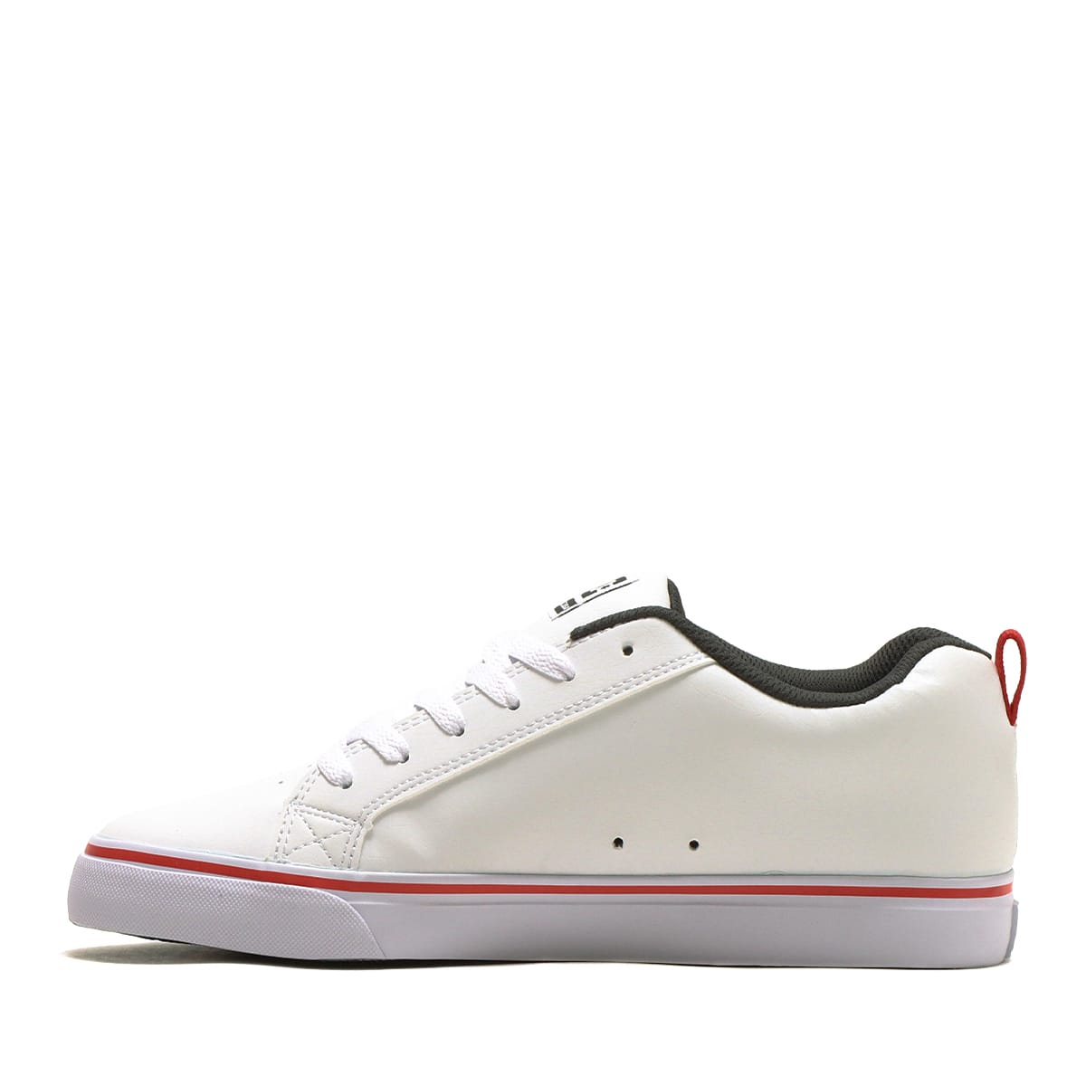 DC SHOES COURT VULC SE SN WHITE/BLACK/RED 22FW-Iの画像