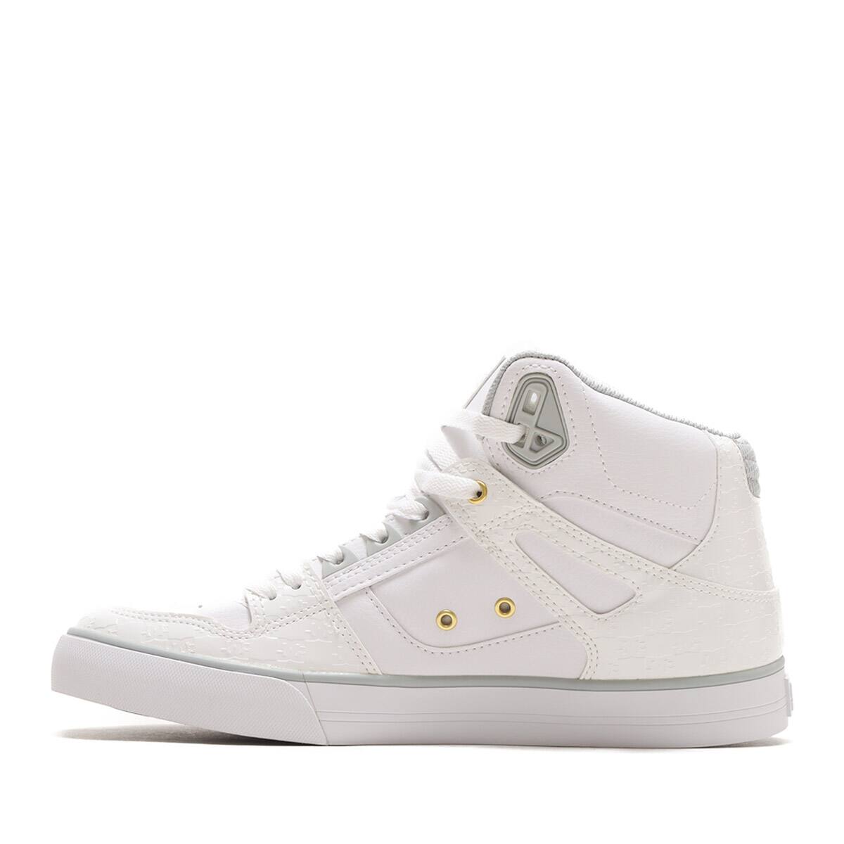 DC SHOES PURE HIGH-TOP WC SE SN WHITE/SILVER SPARKLE 23FW-Iの画像