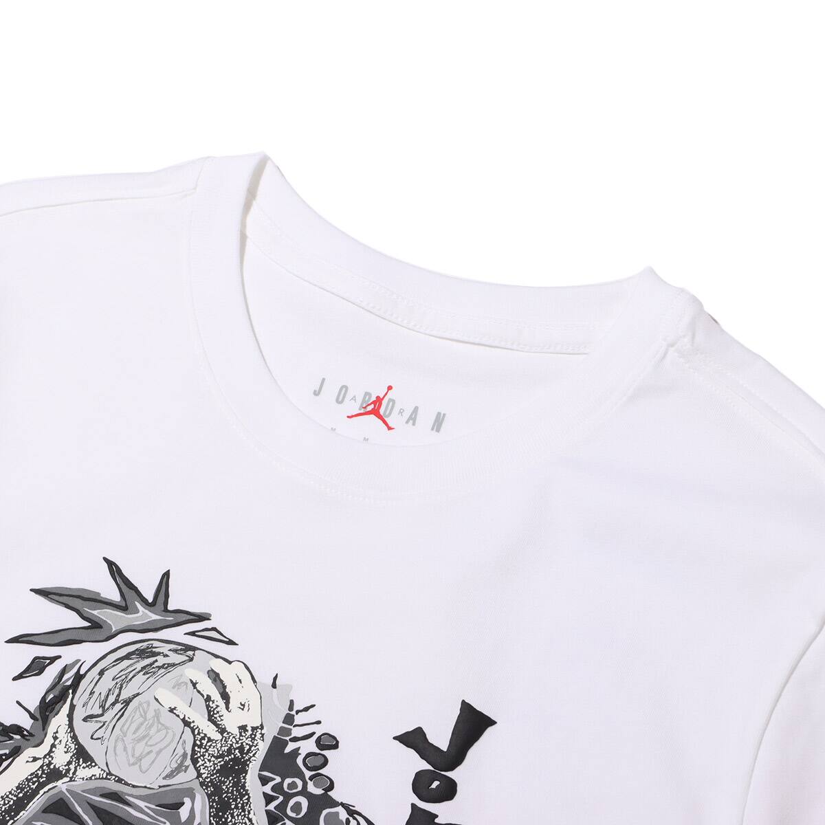 JORDAN BRAND AS M J VTG GFX SS CREW WHITE 21FA-Iの画像