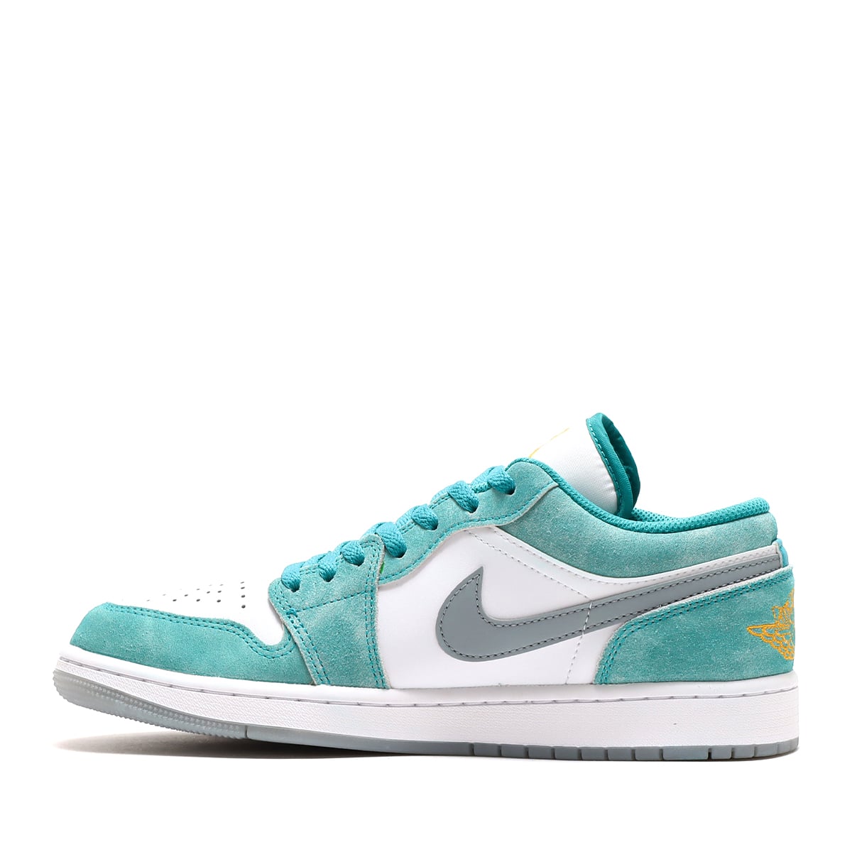 JORDAN BRAND AIR JORDAN 1 LOW SE NEW EMERALD/TAXI-WHITE-LT STEEL ...