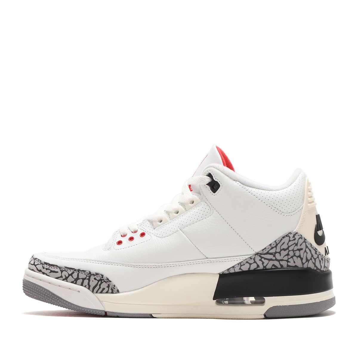 JORDAN BRAND AIR JORDAN 3 RETRO SUMMIT WHITE/FIRE RED-BLACK-CEMENT