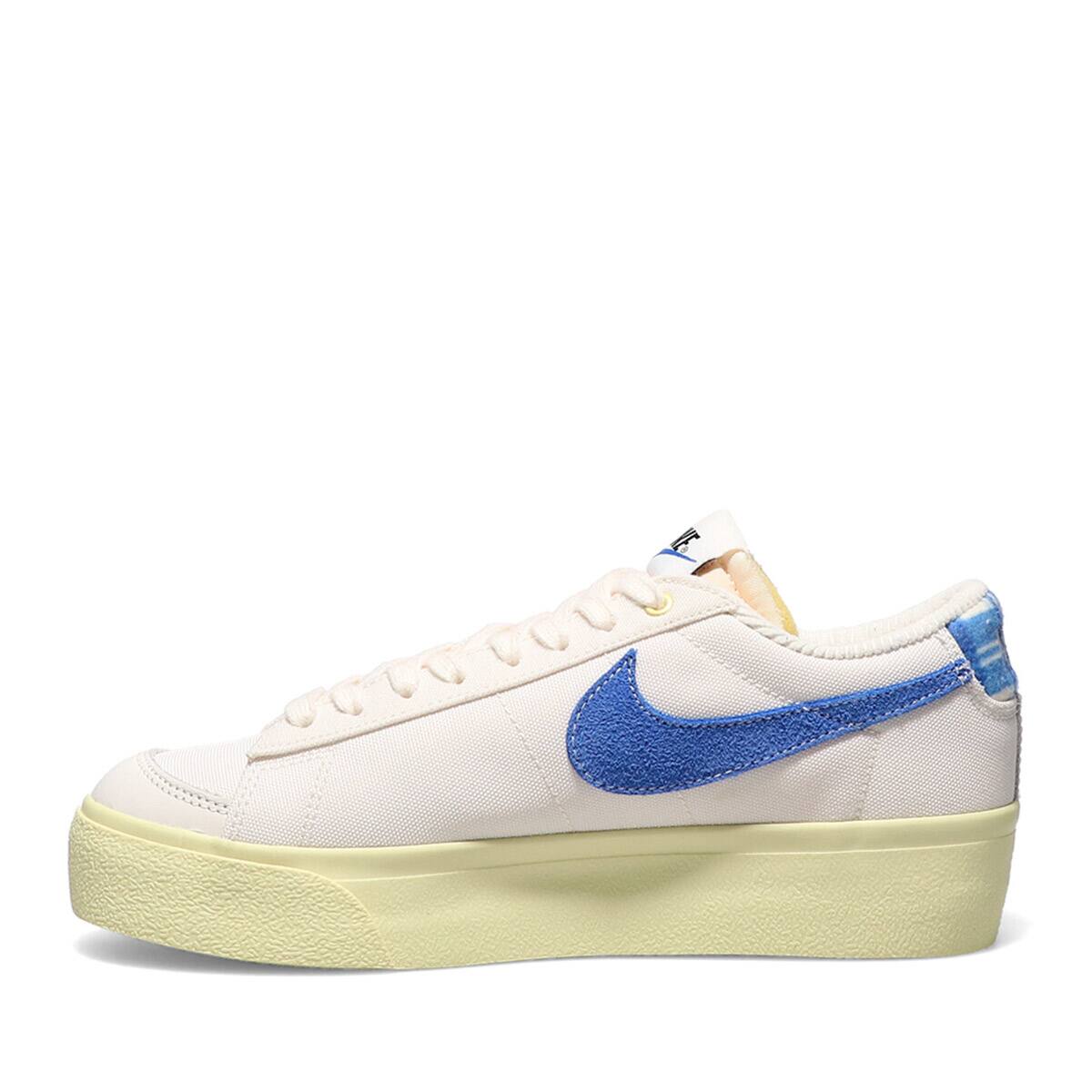 NIKE W BLAZER LOW PLATFORM SAIL/GAME ROYAL-LEMON DROP-BLACK 21HO-I