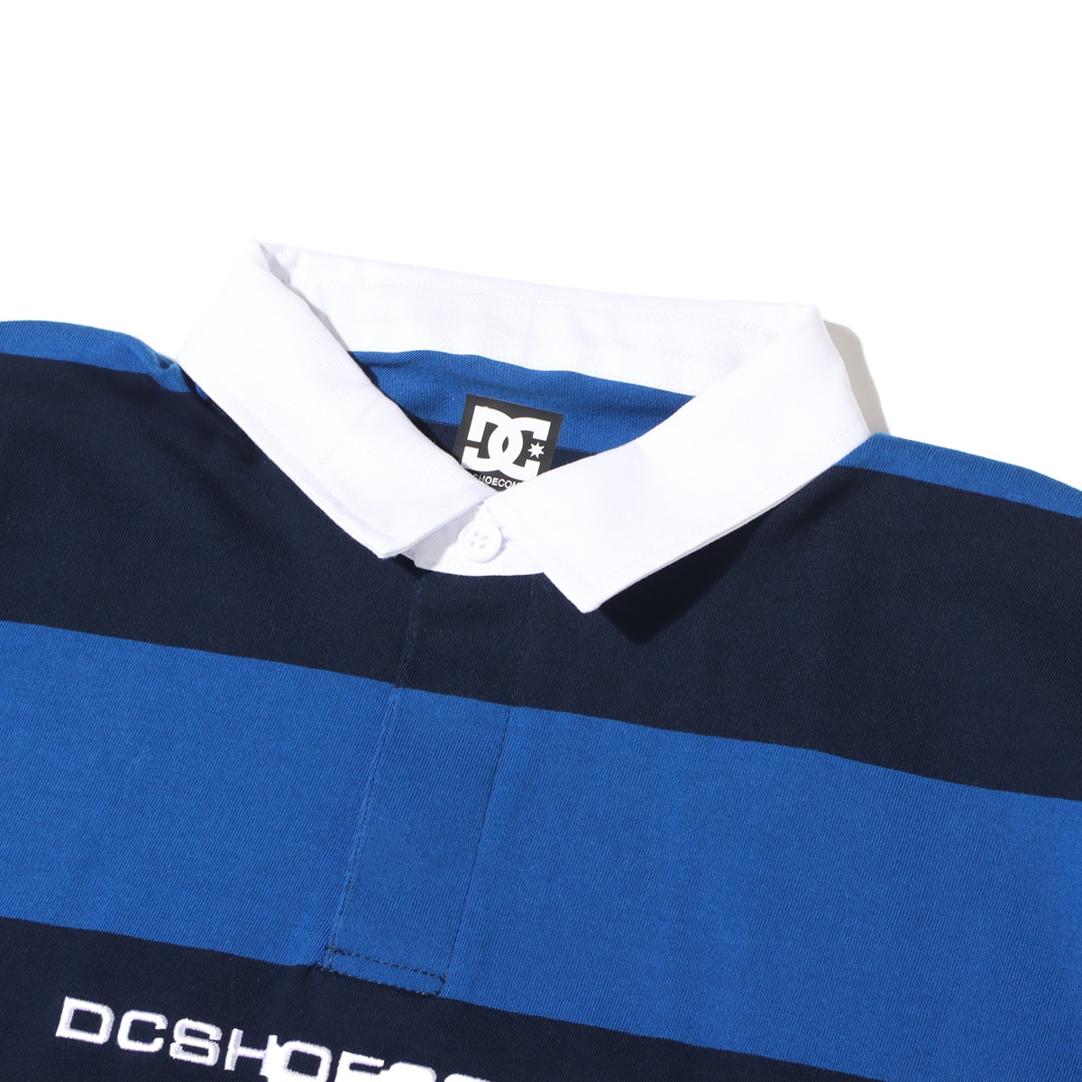 DC SHOES 23 BORDER POLO SS BLUE x NAVY 23SS-Iの画像