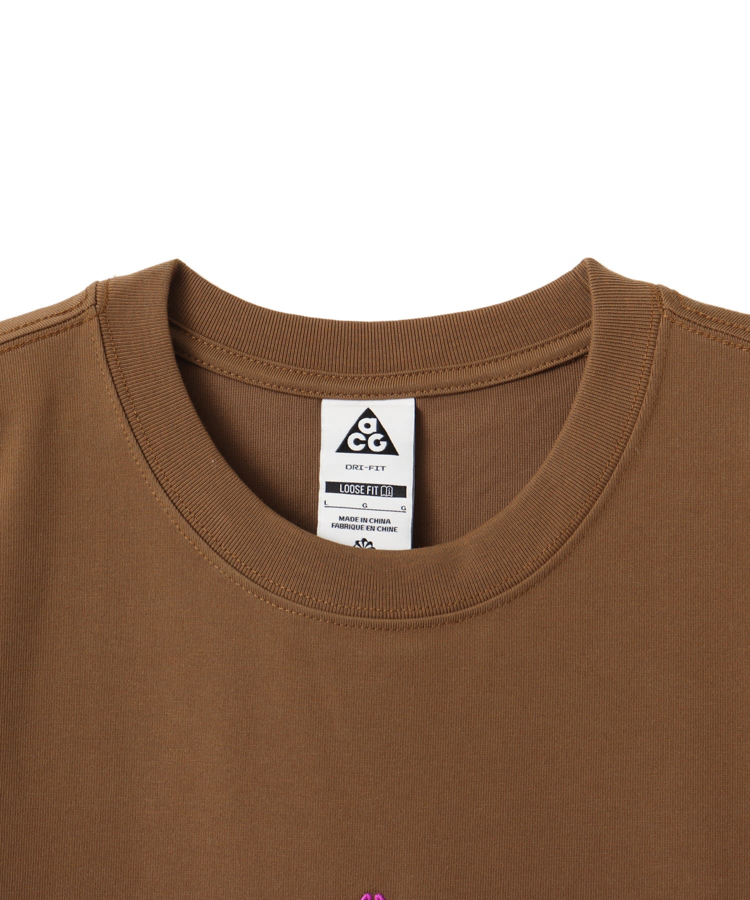 NIKE AS M NRG ACG SS TEE LBR LUNGS MOSSWOOD BROWNの画像