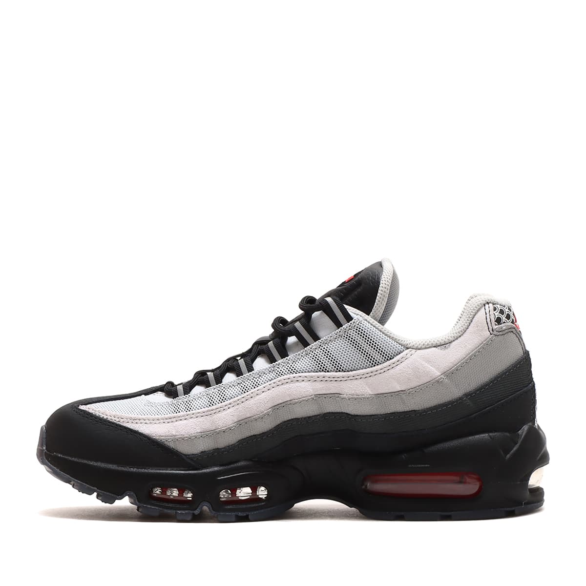 NIKE AIR MAX 95 PRM BLACK/WHITE-PURE PLATINUM-LT SMOKE GREY 22HO-I