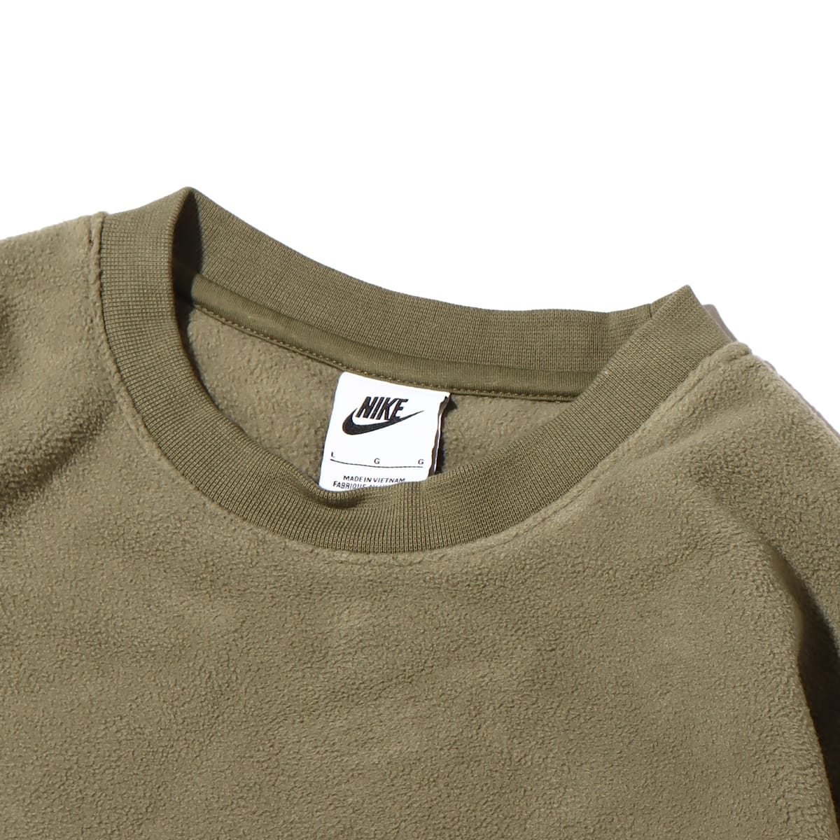 NIKE AS M NK CLUB+ FLC CREW WNTR MEDIUM OLIVE/ALLIGATOR 22HO-I