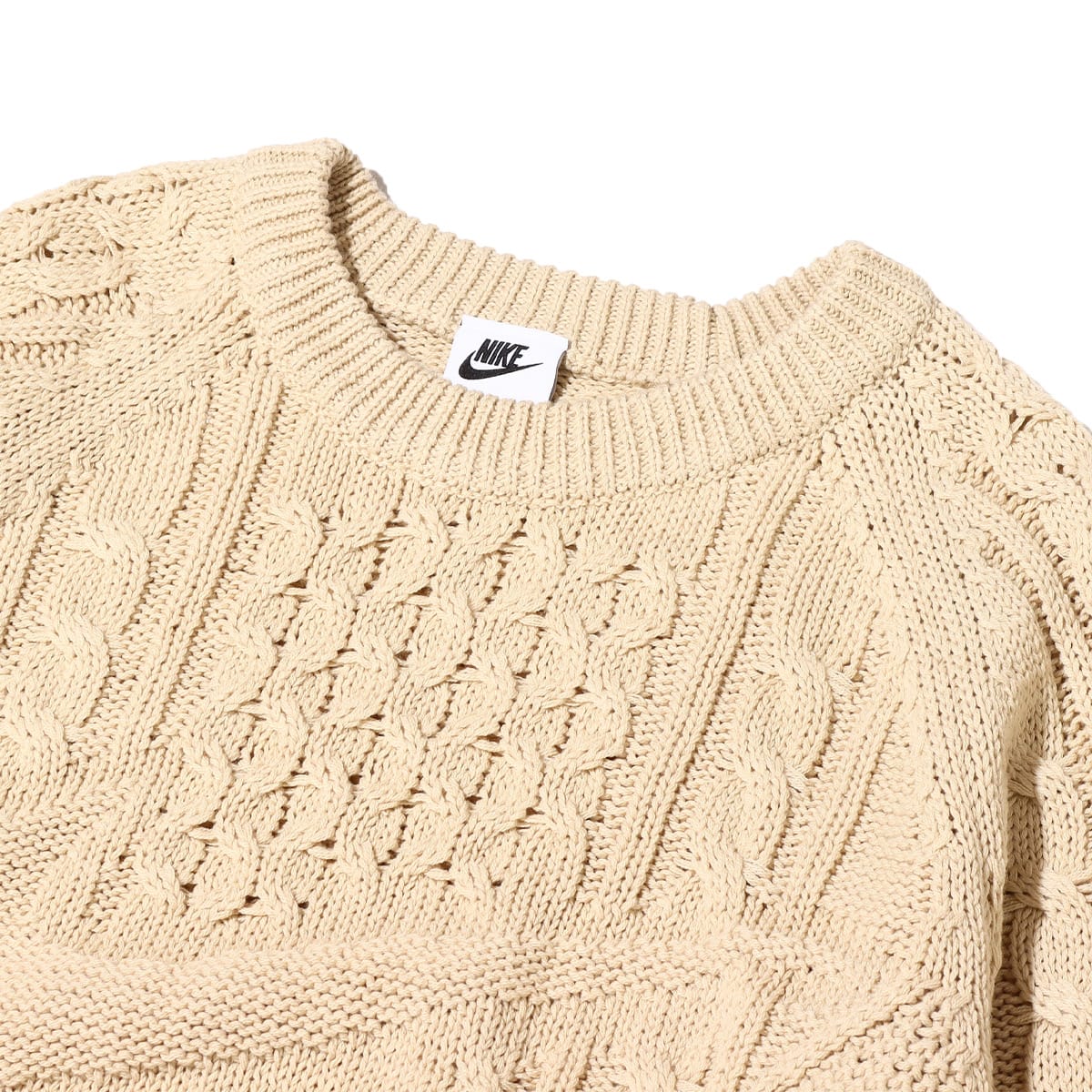 オンラインストア買付 nike cable knit sweater ケーブル ニット