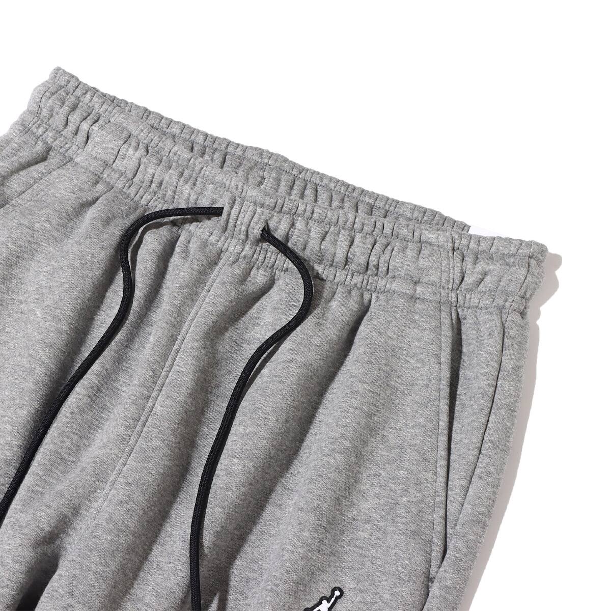 JORDAN BRAND AS M J ESS FLC PANT CARBON HEATHER/BLACK/WHITE 23SP-Iの画像