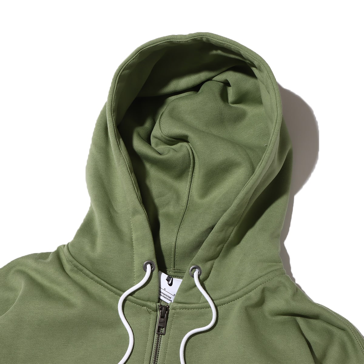 NIKE AS M NK SOLO SWSH HW FZ HOODIE OIL GREEN/WHITE 23SP-Iの画像