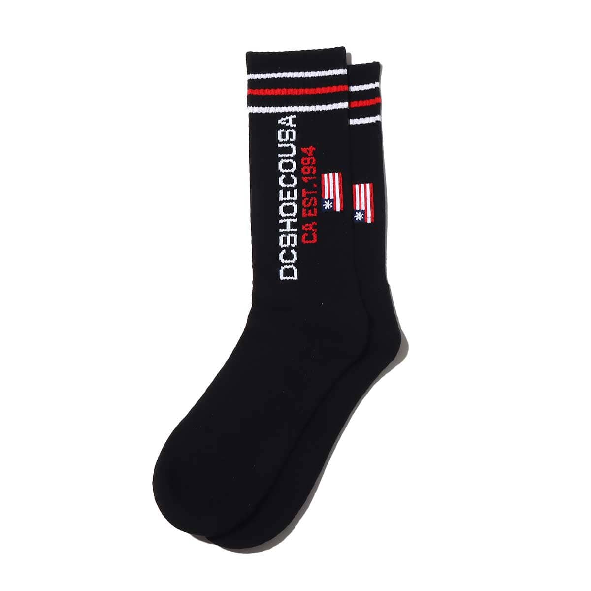 DC SHOES 23 CORPOLATE SOCKS BLACK 23SS-Iの画像