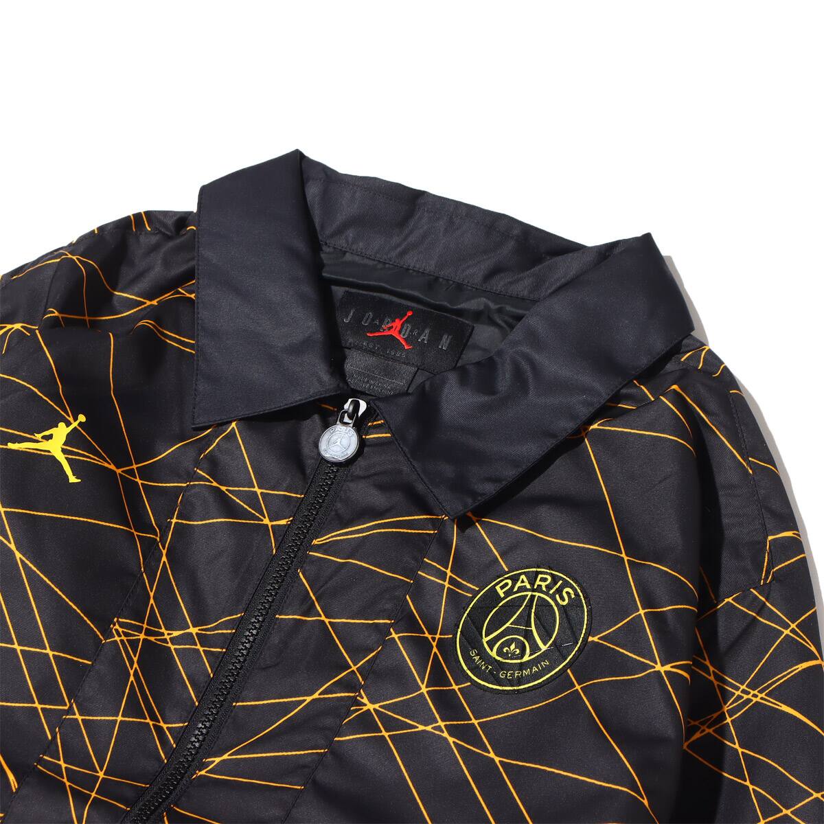 JORDAN BRAND AS M J PSG ANTHEM JACKET BLACK/TOUR YELLOW 23SP-I