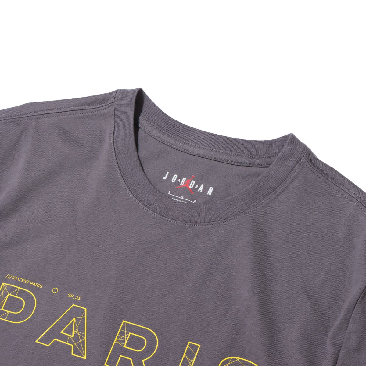 JORDAN BRAND AS M J PSG SS TEE LT GRAPHITE/TOUR YELLOW 23SP-Iの画像