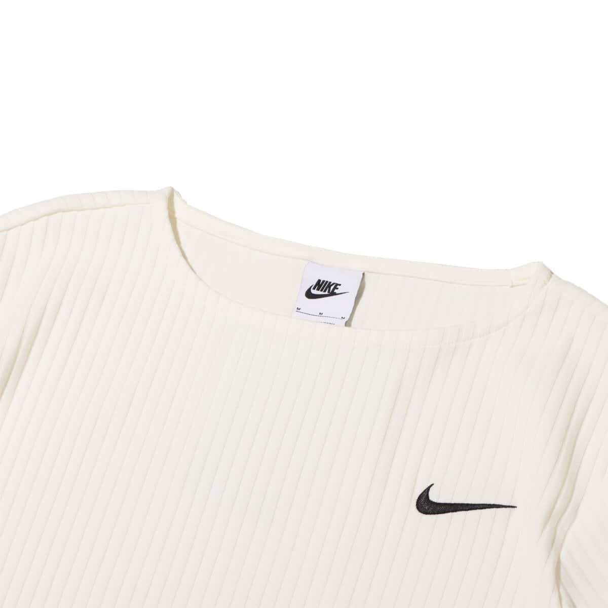 NIKE AS W NSW RIB JRSY SS TOP SAIL/BLACK 23FA-Iの画像