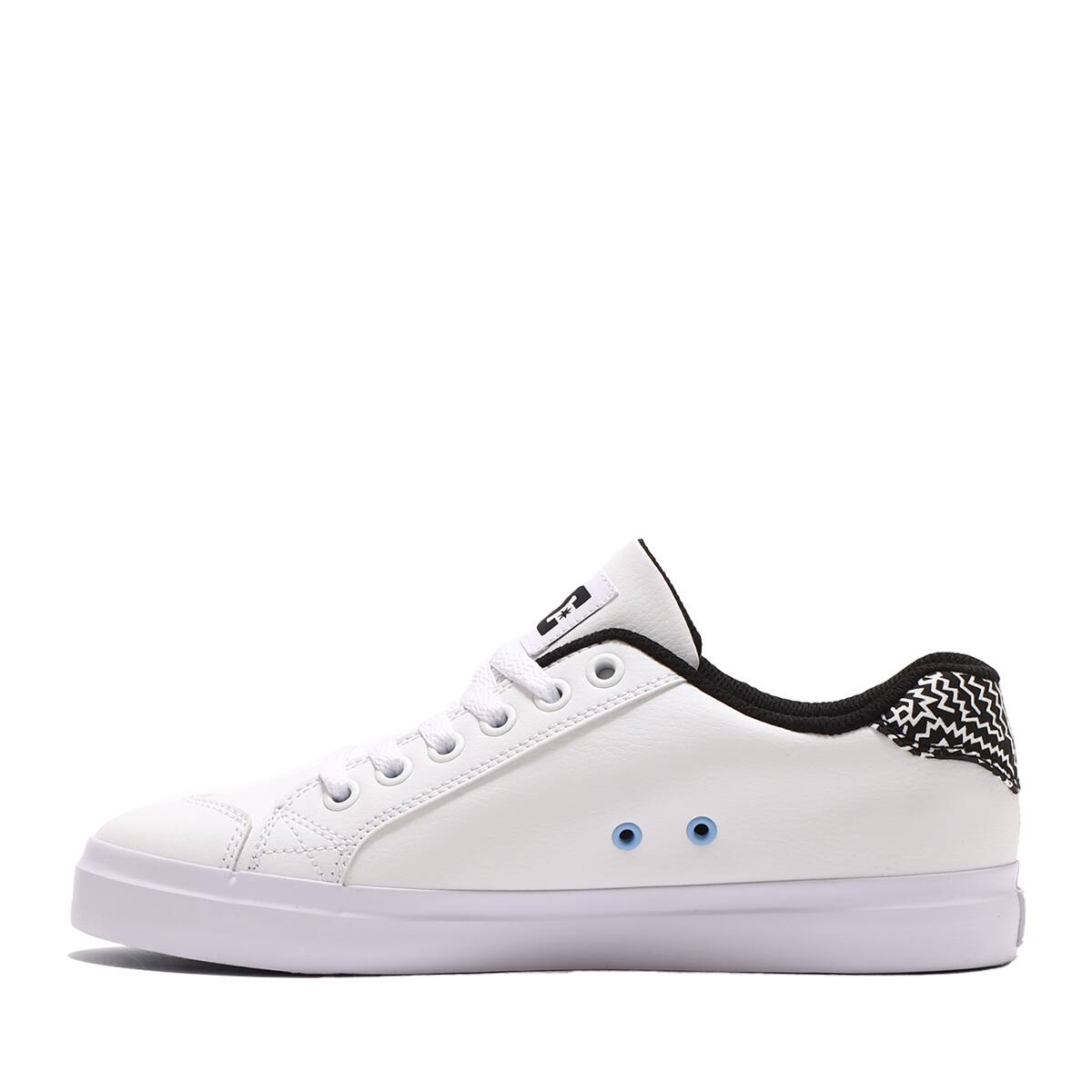 DC SHOES Ws CHELSEA PLUS SE SN WHITE/BLACK PRINT 23SS-Iの画像