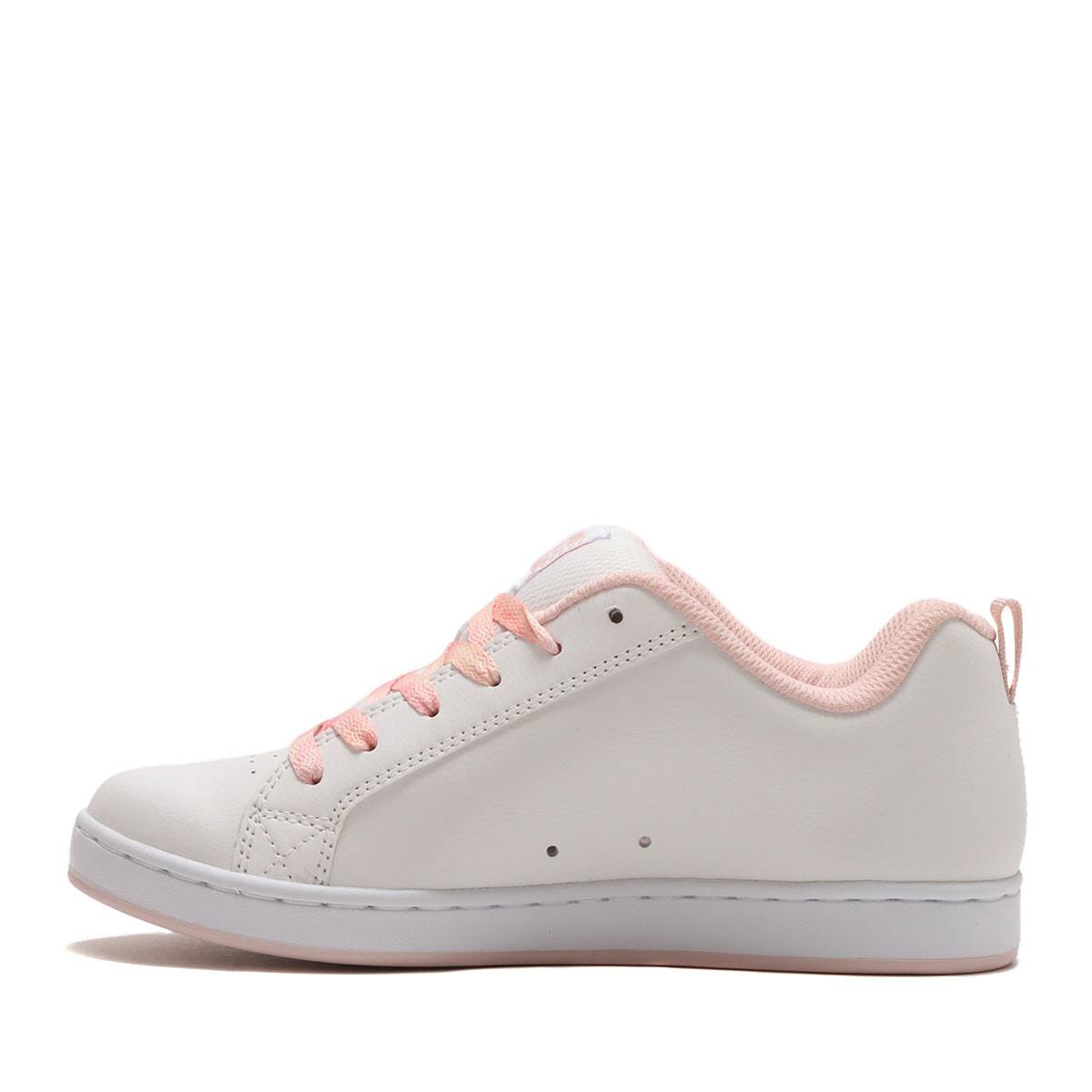 DC SHOES Ws COURT GRAFFIK PEACH PARFAIT 23SS-I(ディーシー DC SHOES Ws COURT GRAFFIK PEACH PARFAIT 23SS-I(ディーシー