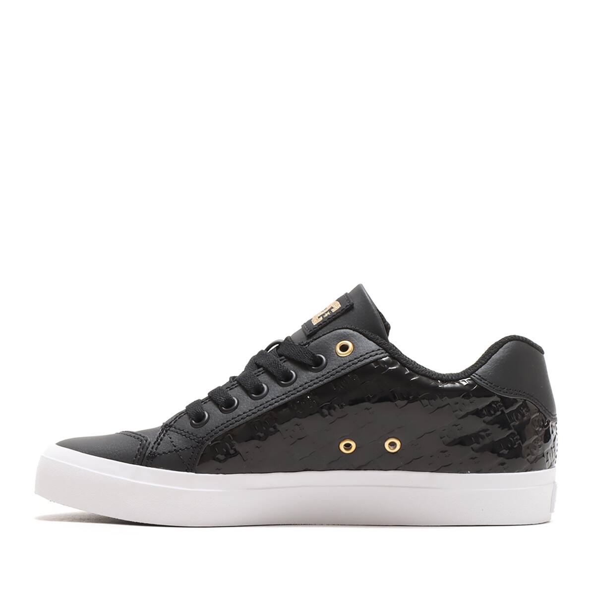 DC SHOES Ws CHELSEA PLUS SE SN BLACK/GOLD 23FW-Iの画像