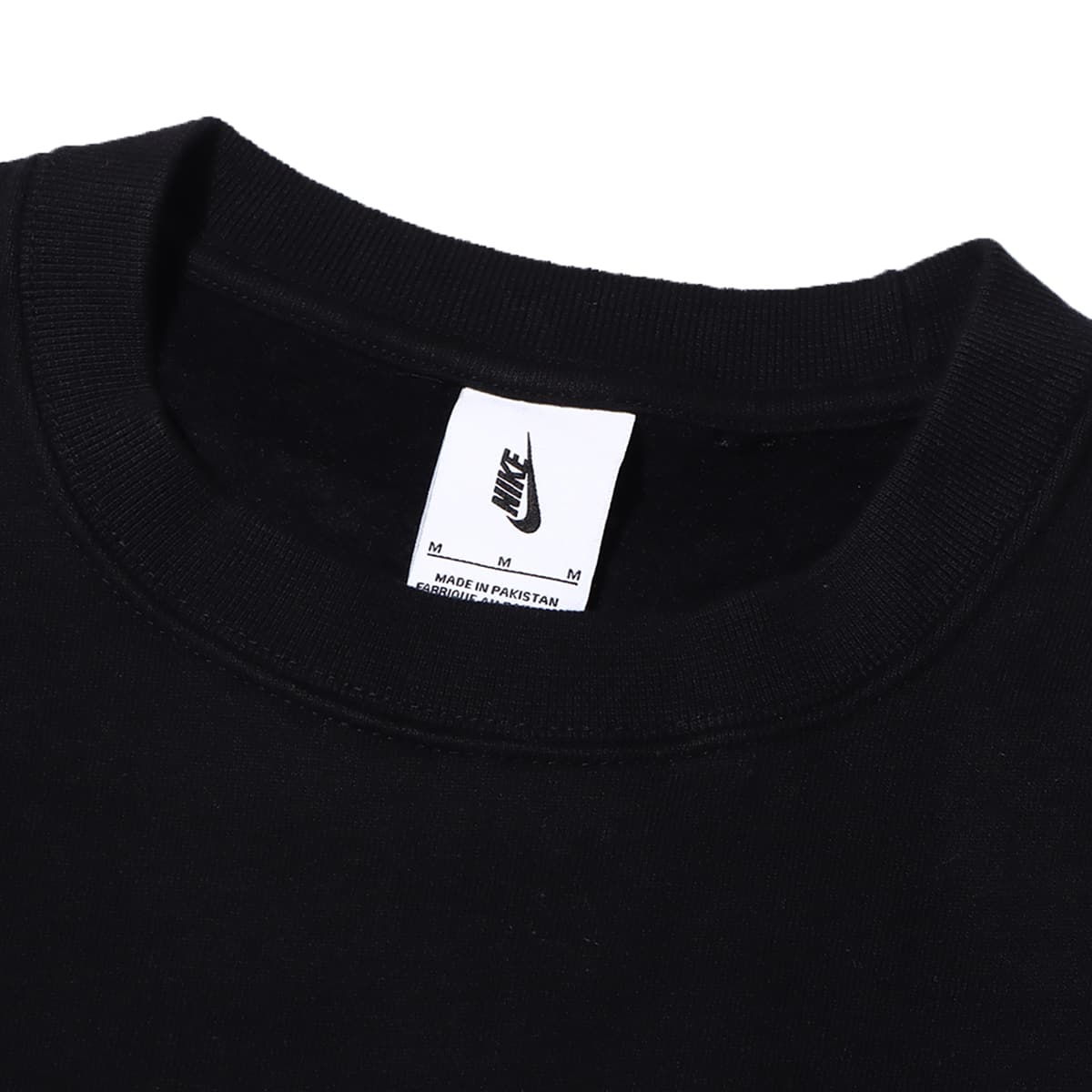 NIKE AS M NK SOLO SWSH FLC CRW BLACK/WHITEの画像