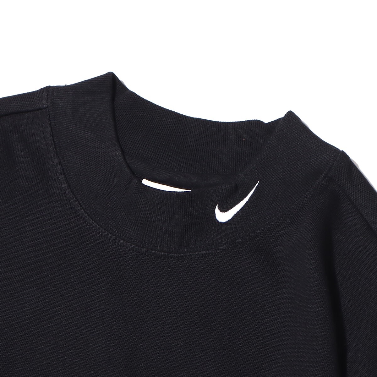 NIKE AS M NL LS MOCK NECK SHIRT BLACK/WHITE 23SU-I