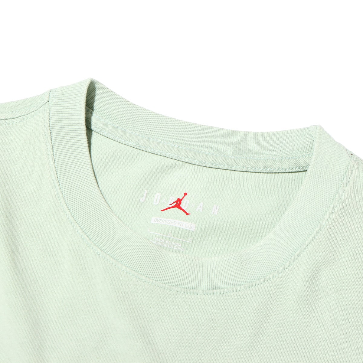 JORDAN BRAND AS M J FLT ESS WSH OVSZ SS CRW PISTACHIO FROST 23SU-Iの画像