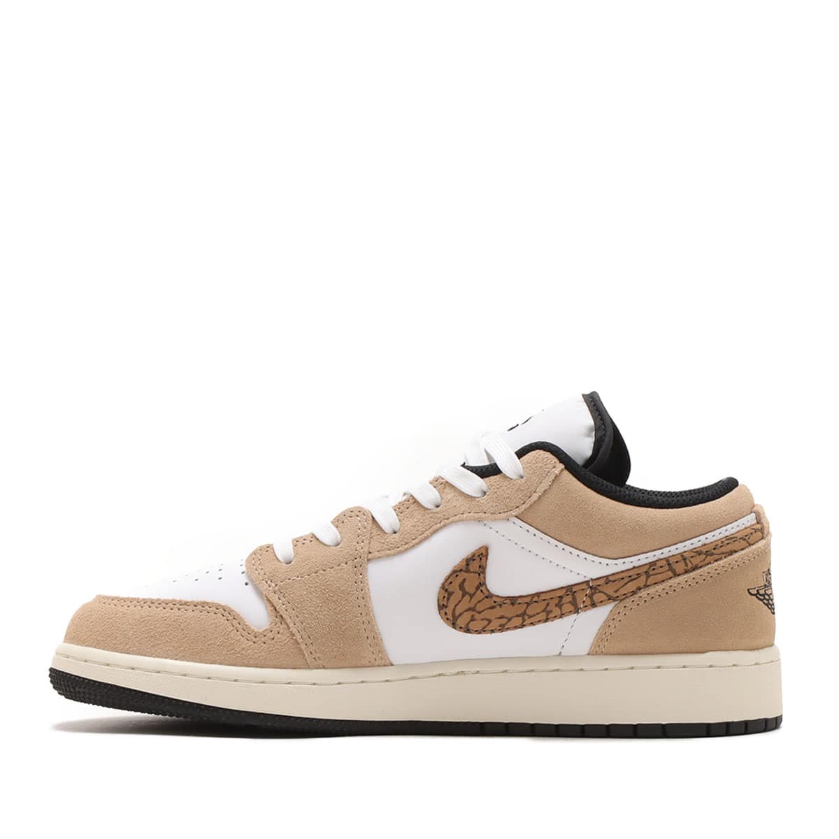 JORDAN BRAND AIR JORDAN 1 LOW SE (GS) HEMP/LT BRITISH TAN-WHITE ...