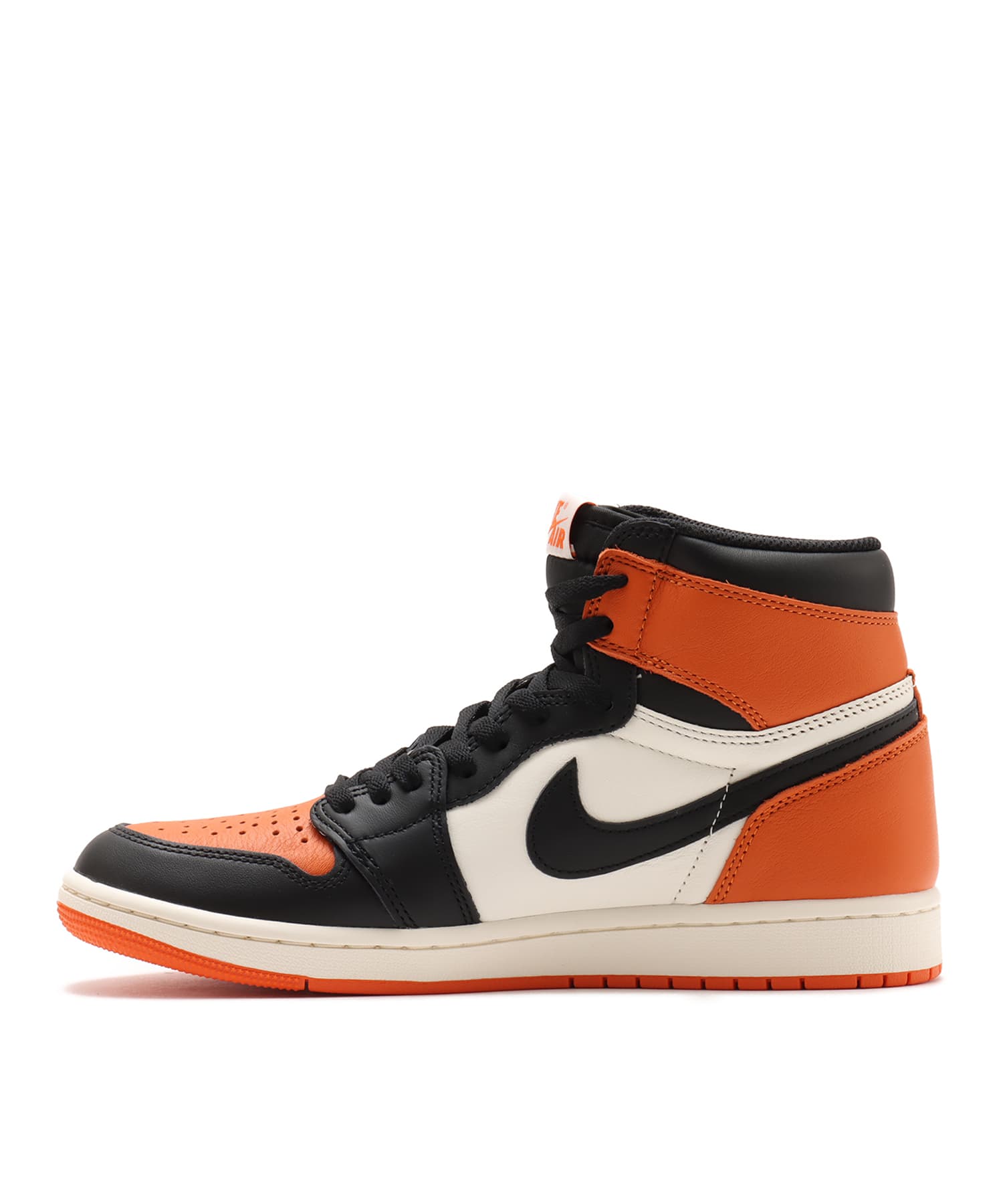 JORDAN BRAND AIR JORDAN 1 RETRO HIGH OG BLACK/BLACK-SAIL-STARFISHの画像