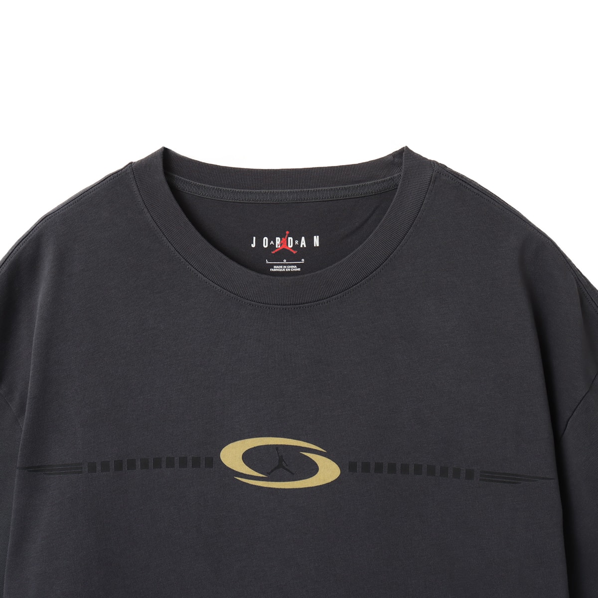 JORDAN BRAND x Travis Scott M LOGO TEE DK SMOKE GREYの画像