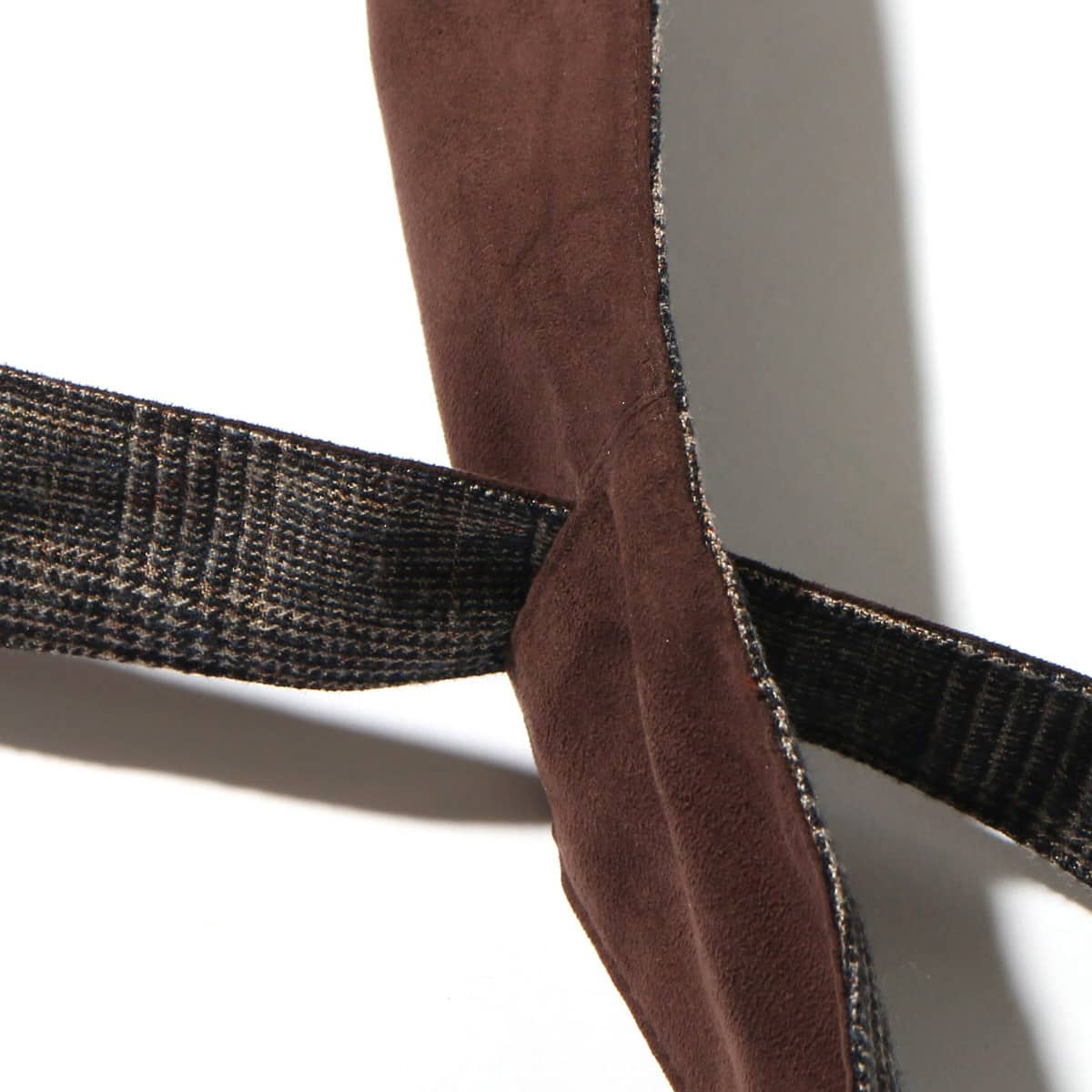 Fone チェックサッシュベルト BROWN 17FA-Iの画像