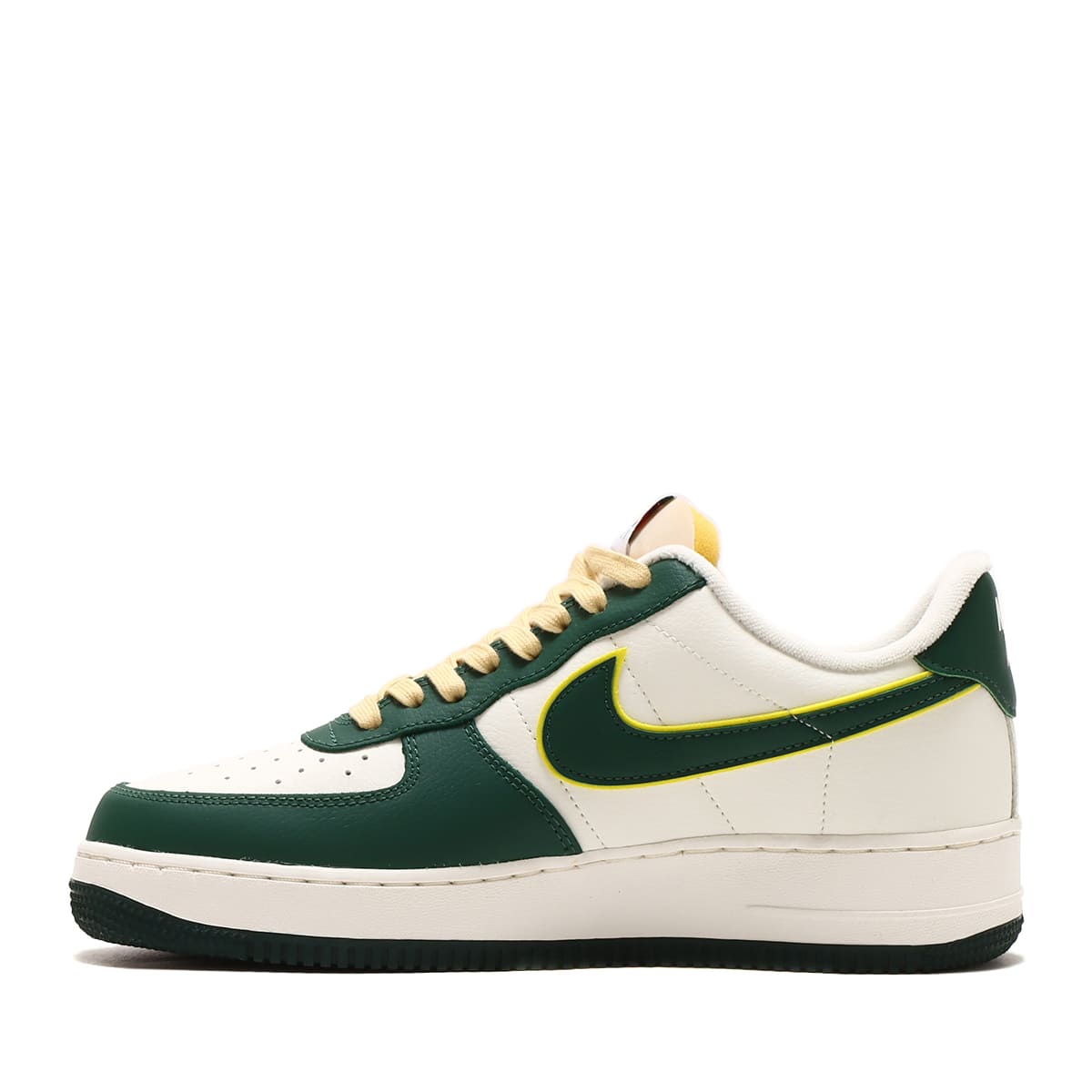 NIKE AIR FORCE 1 '07 LV8 SAIL/NOBLE GREEN-OPTI YELLOW-PICANTE RED ...