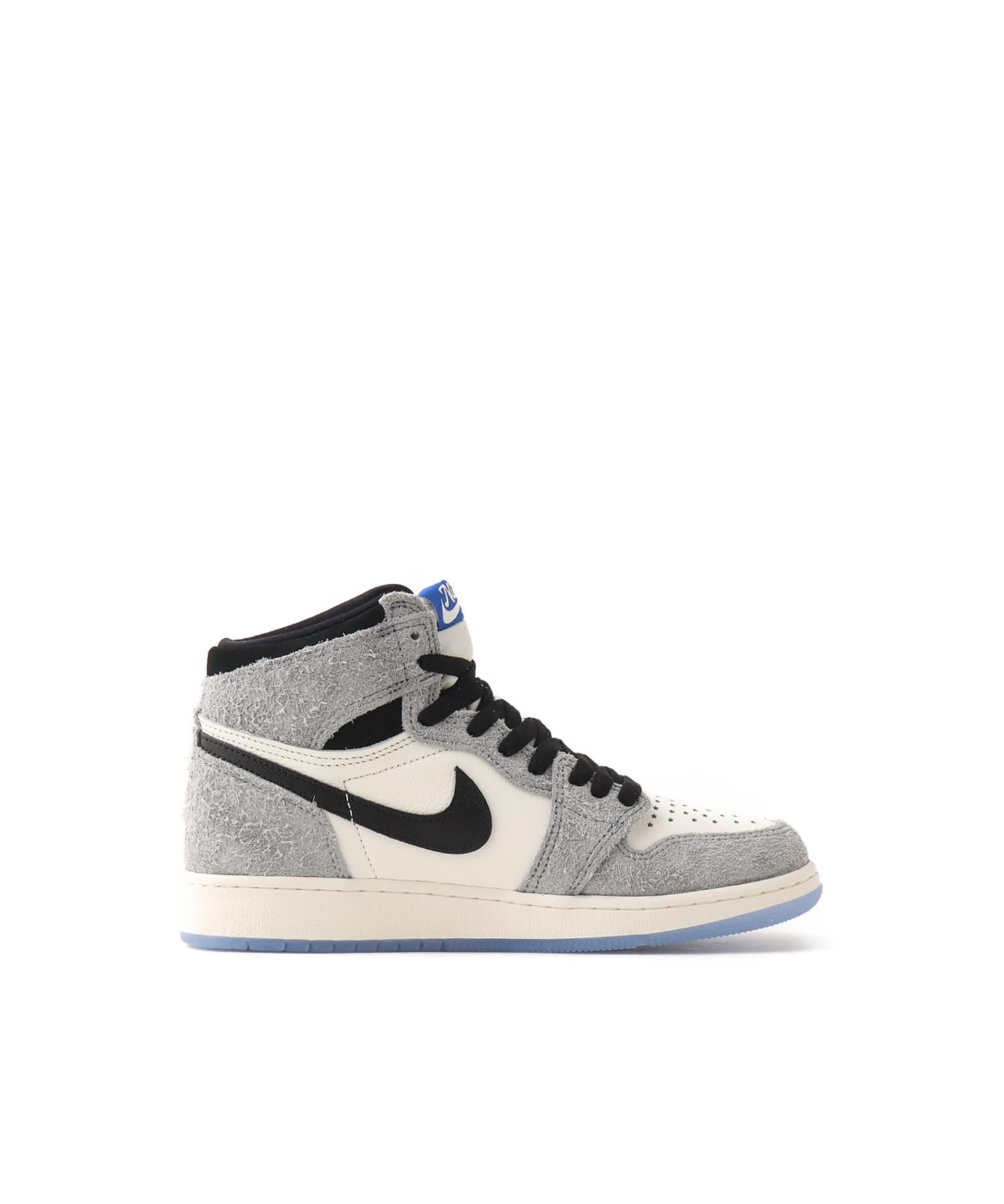 JORDAN BRAND AIR JORDAN 1 RETRO HIGH OG (GS) COOL GREY/BLACK-GAME ROYALの画像