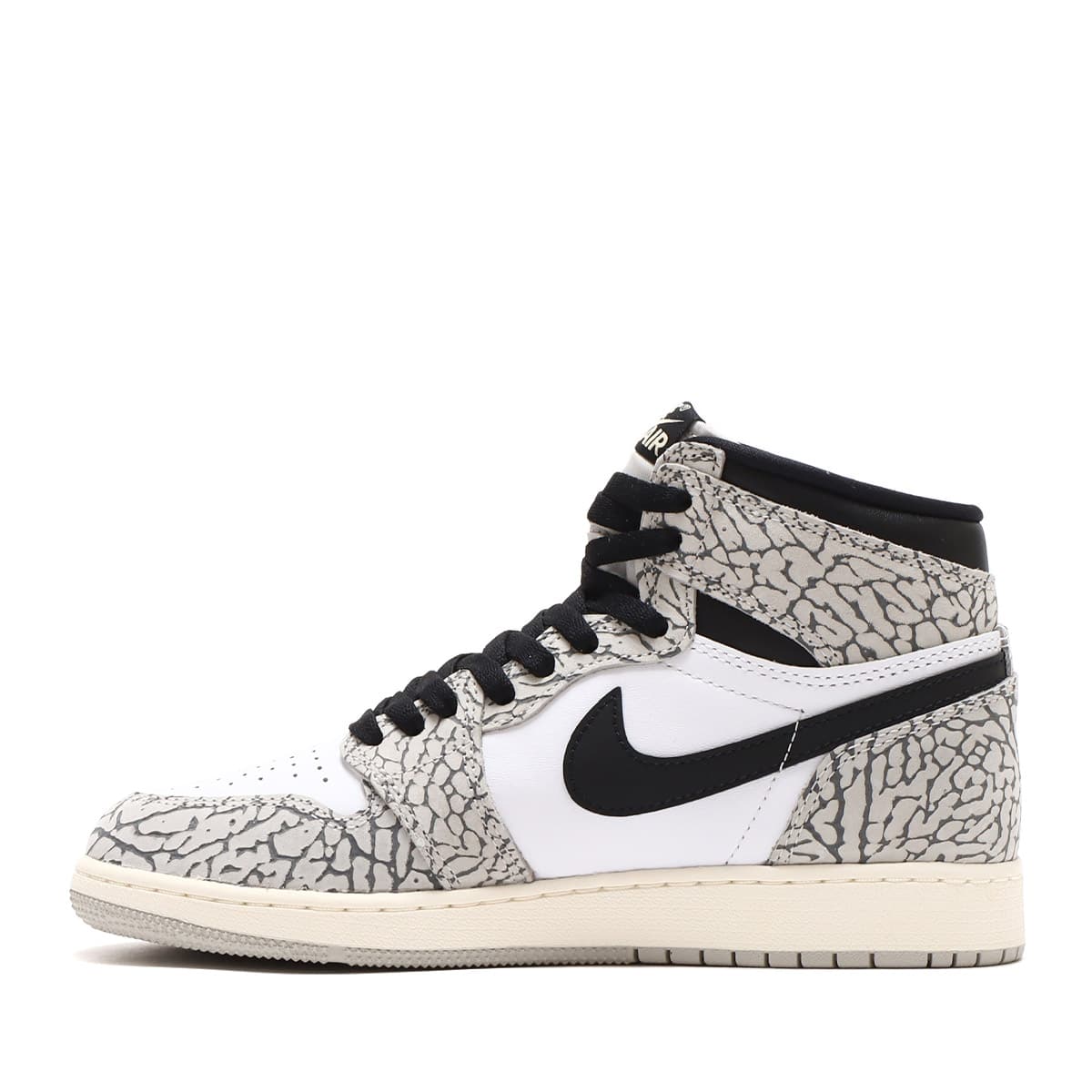 JORDAN BRAND AIR JORDAN 1 RETRO HIGH OG GS TECH GREY/MUSLIN-BLACK